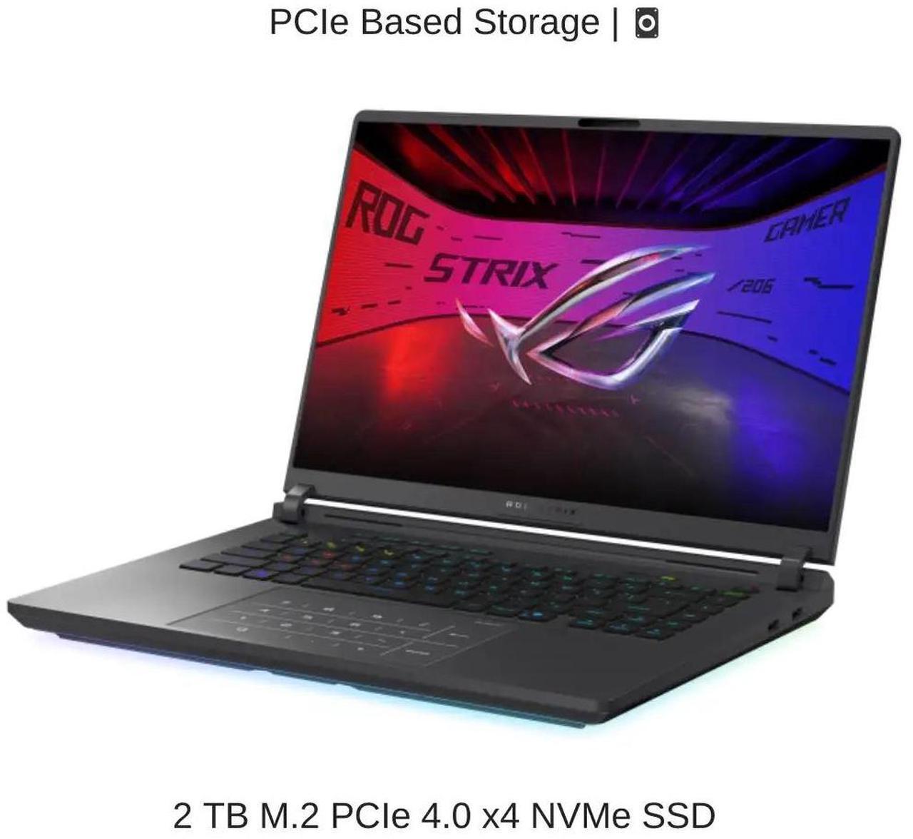 Alt view image 5 of 7 - [2025] HIDevolution ASUS ROG Strix G16 G615LP 16" WQXGA 240Hz IPS-Level, 2.1 GHz Ultra 9-275HX, RTX 5070, 32 GB DDR5 RAM, 2 TB PCIe SSD, Windows 11 Pro