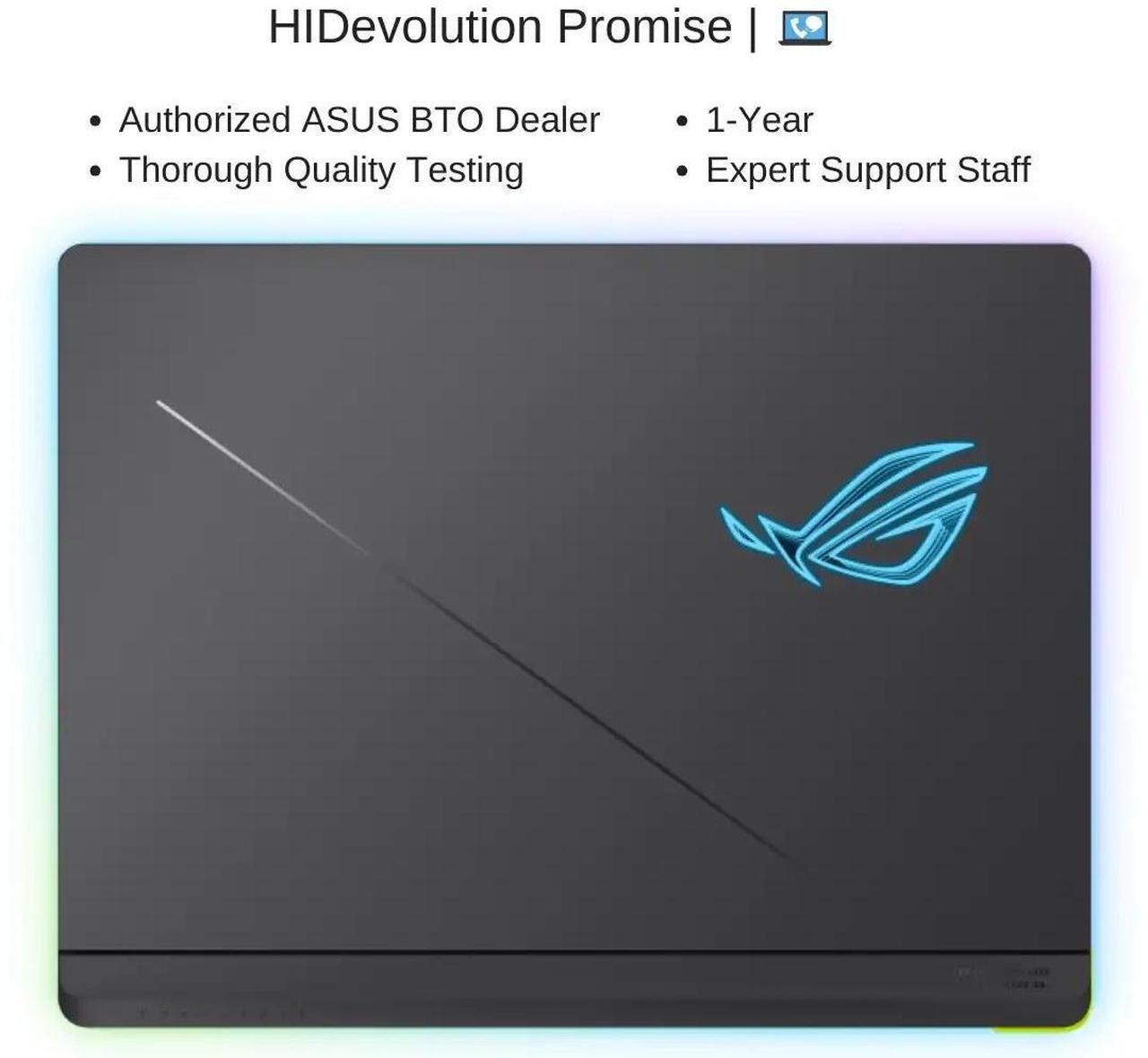 Alt view image 7 of 7 - [2025] HIDevolution ASUS ROG Strix G16 G615LP 16" WQXGA 240Hz IPS-Level, 2.1 GHz Ultra 9-275HX, RTX 5070, 32 GB DDR5 RAM, 2 TB PCIe SSD, Windows 11 Pro