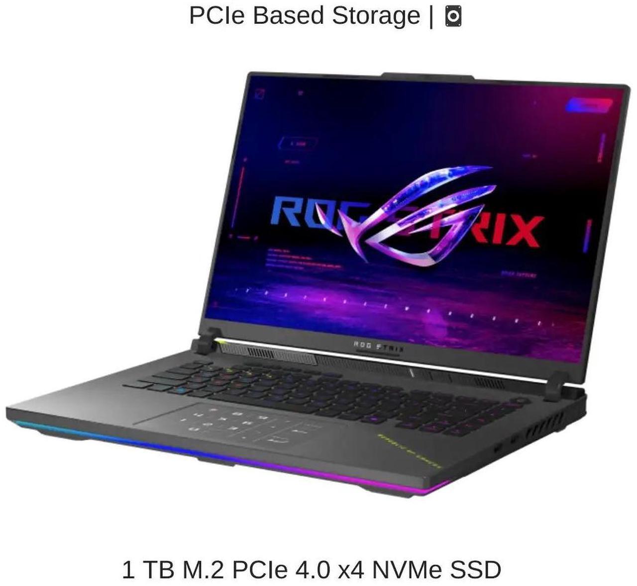 Alt view image 5 of 7 - [2025] HIDevolution ASUS ROG Strix G16 G614PR 16" FHD+ 165Hz IPS-Level, 2.4 GHz Ryzen 9 8940HX, RTX 5070TI, 32 GB DDR5 RAM, 1 TB PCIe SSD, Windows 11 Home