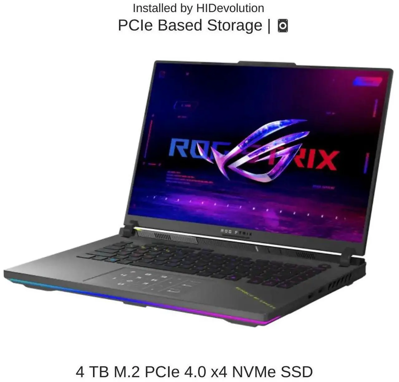 Alt view image 5 of 7 - [2025] HIDevolution ASUS ROG Strix G16 G614FR 16" WQXGA 240Hz IPS-Level, 2.5 GHz Ryzen 9 9955HX3D, RTX 5070TI, 96 GB DDR5 RAM, 4 TB PCIe SSD, Windows 11 Pro
