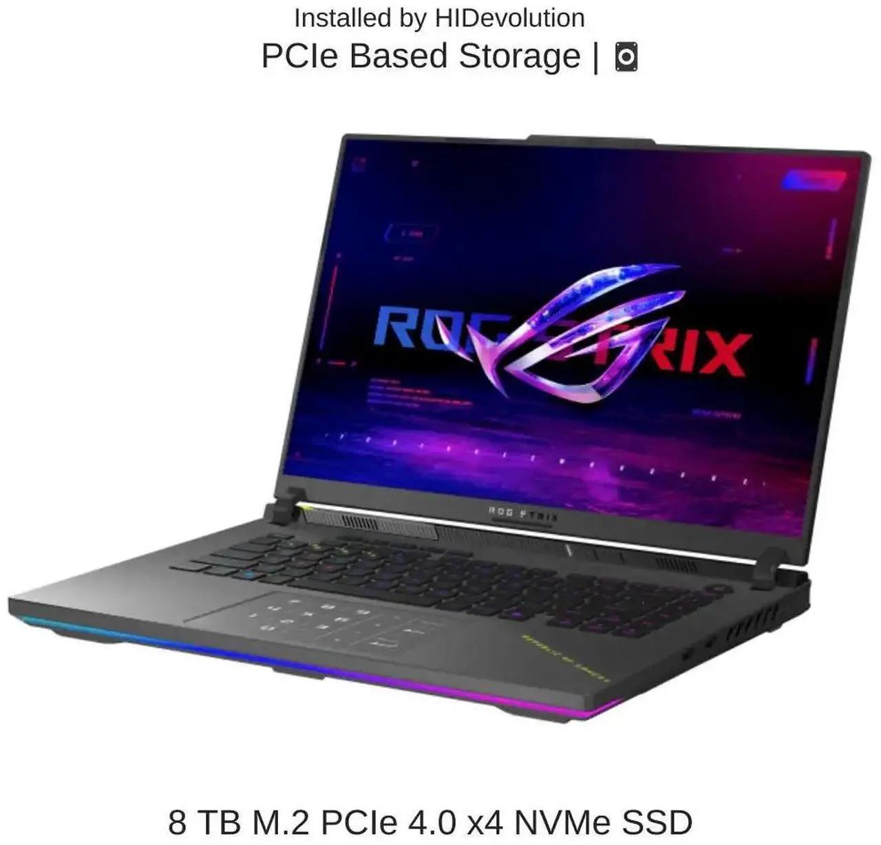 Alt view image 5 of 7 - [2025] HIDevolution ASUS ROG Strix G16 G614FP 16" WQXGA 240Hz IPS-Level, 2.5 GHz Ryzen 9 9955HX, RTX 5070, 96 GB DDR5 RAM, 8 TB PCIe SSD, Windows 11 Pro