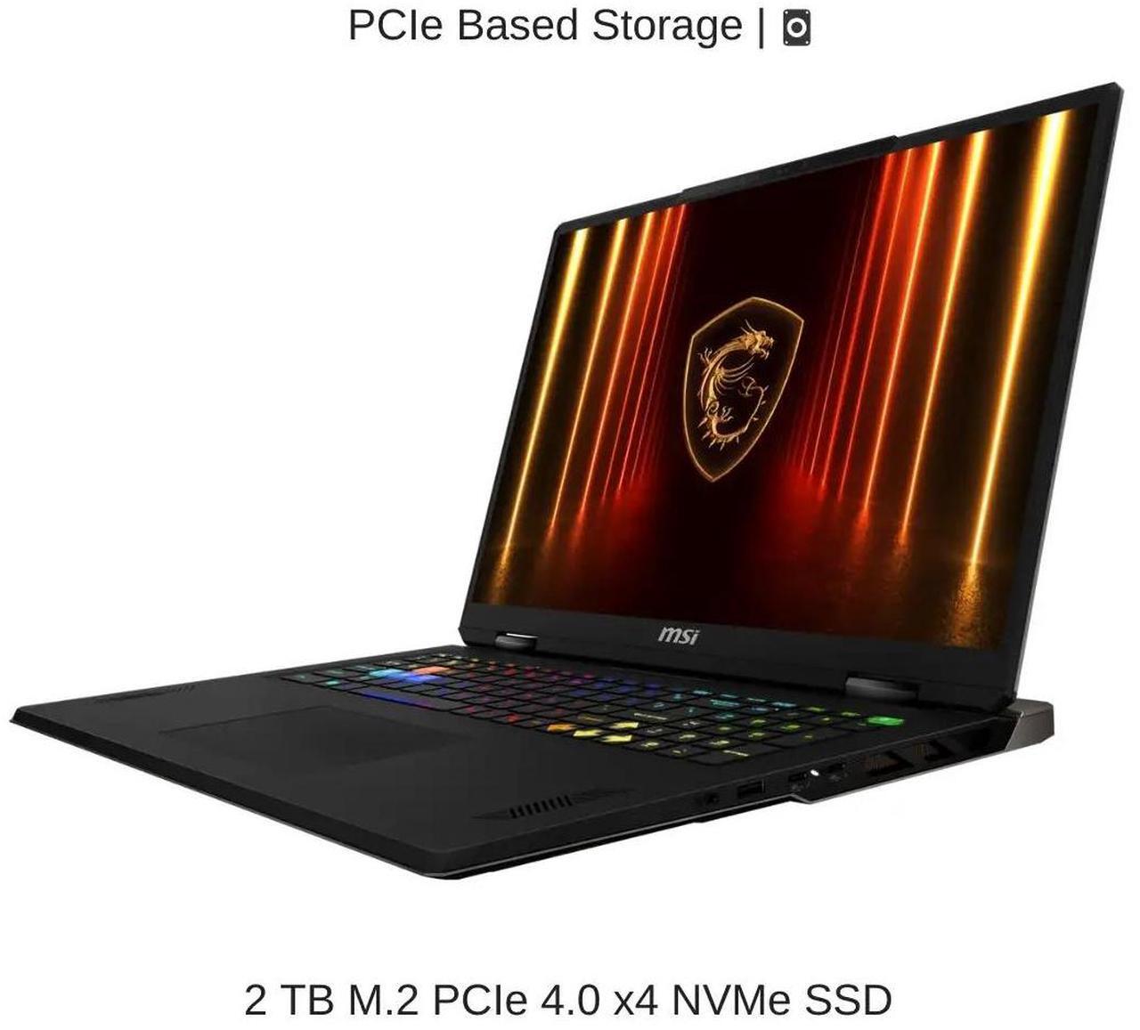 Alt view image 5 of 7 - [2025] HIDevolution MSI Vector A18 HX A9WIG 18" QHD+ 240Hz, 2.5 GHz Ryzen 9 9955HX, RTX 5080, 96 GB DDR5 RAM, 2 TB PCIe SSD, Windows 11 Pro