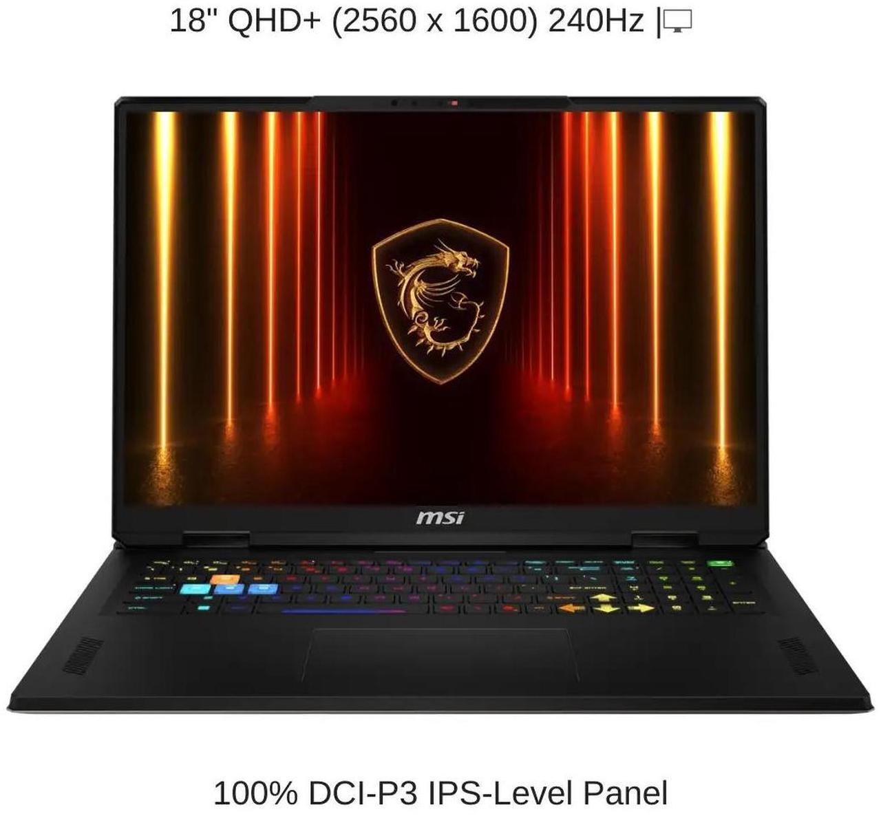Alt view image 6 of 7 - [2025] HIDevolution MSI Vector A18 HX A9WIG 18" QHD+ 240Hz, 2.5 GHz Ryzen 9 9955HX, RTX 5080, 96 GB DDR5 RAM, 2 TB PCIe SSD, Windows 11 Pro