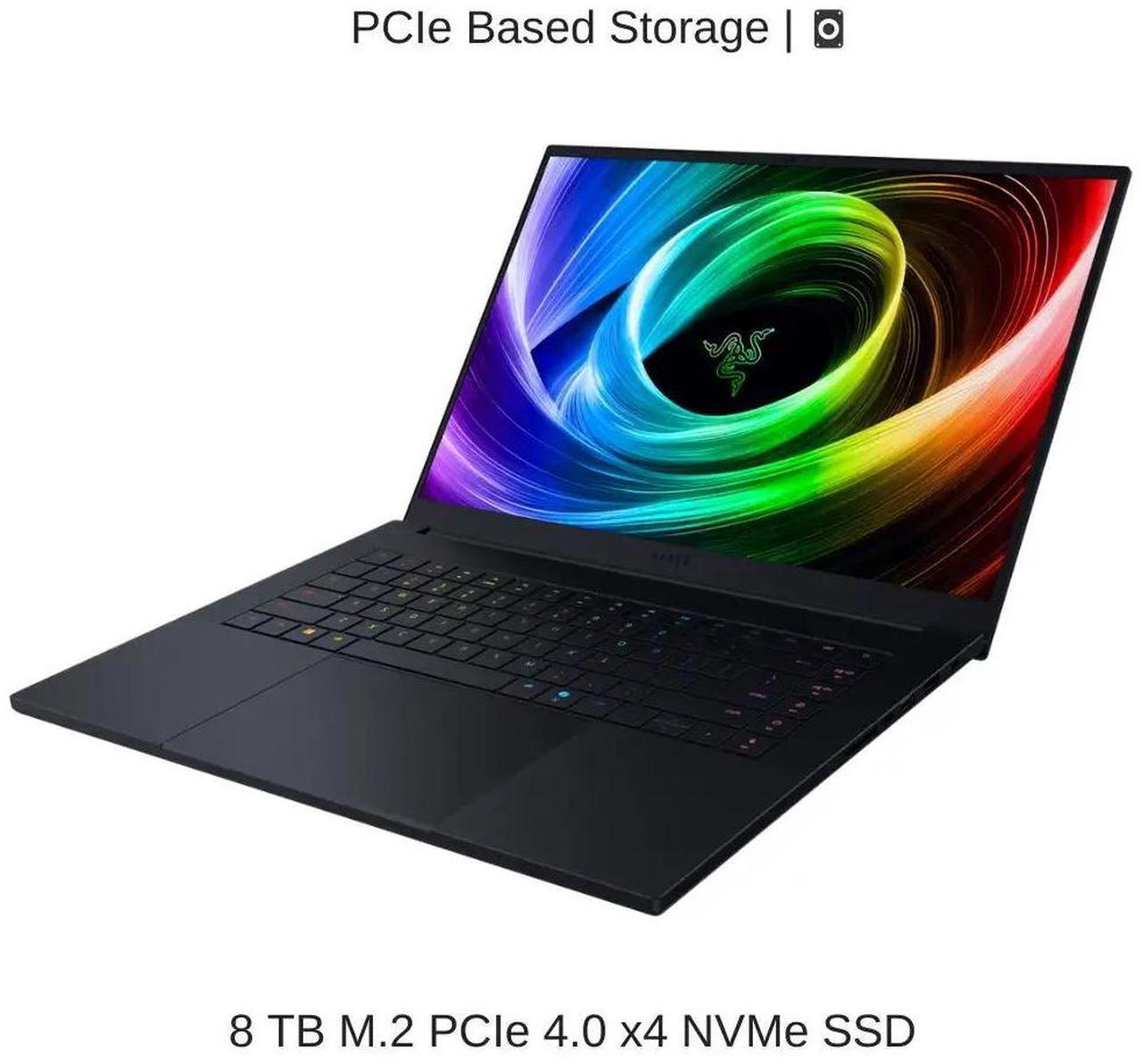 Alt view image 4 of 7 - Razer Blade 16 [2025] Black, 16" QHD+ 240Hz OLED, 2.0 GHz Ryzen AI 9 365, RTX 5080, 32 GB LPDDR5X RAM, 8 TB PCIe SSD, Windows 11 Home