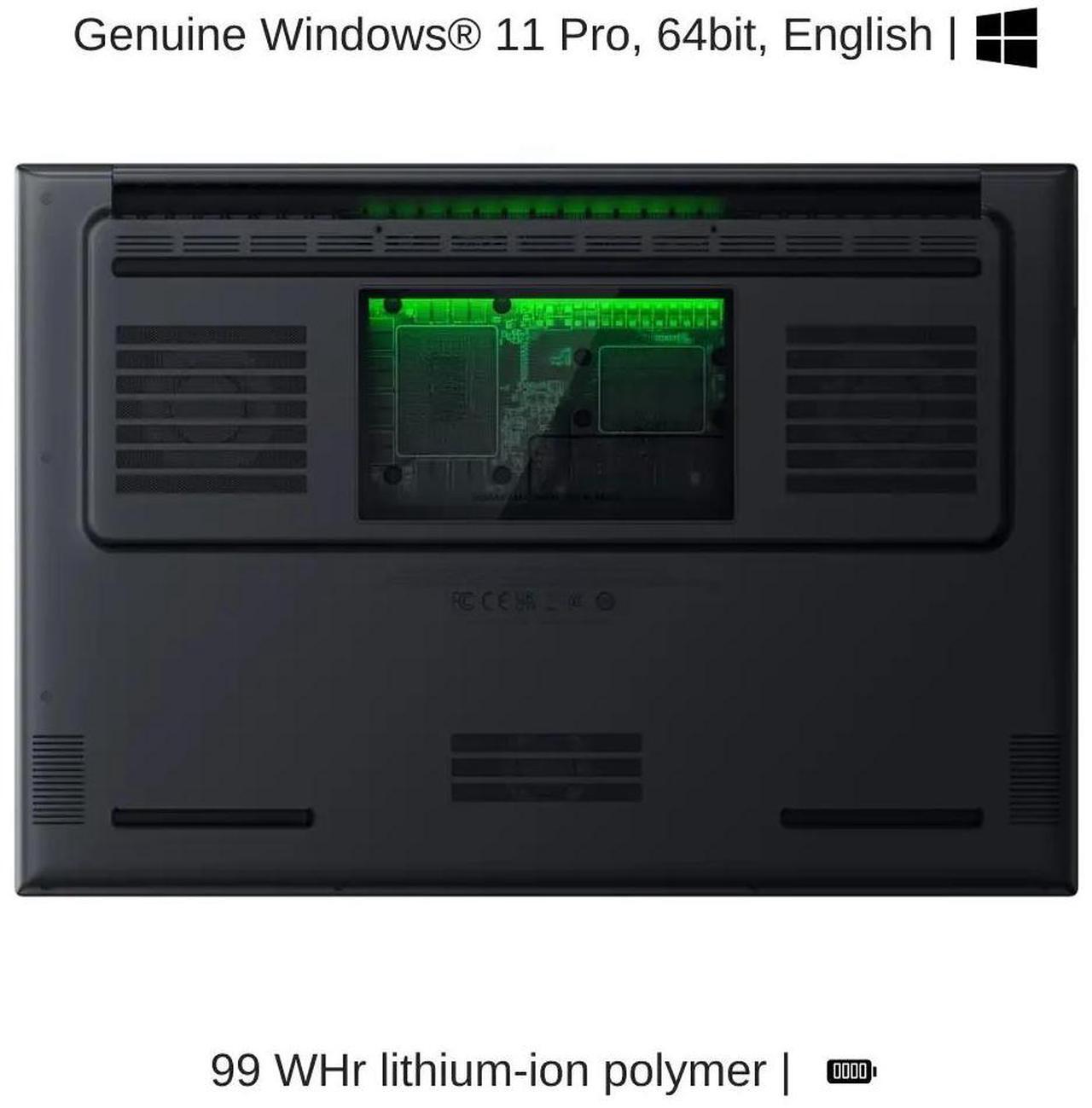 Alt view image 7 of 7 - Razer Blade 18 [2025] Black, 18" Dual UHD+ 240Hz / FHD+ 440Hz, 2.1 GHz Ultra 9-275HX , RTX 5090, 128 GB DDR5 RAM, 4 TB PCIe SSD, Windows 11 Pro