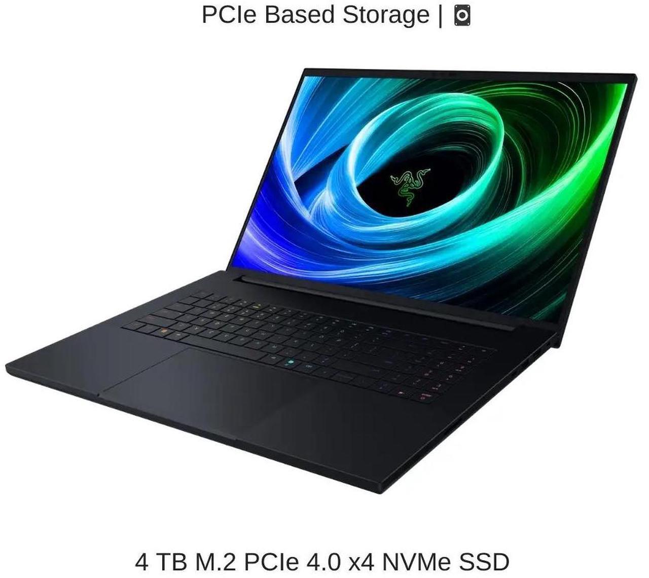 Alt view image 4 of 7 - Razer Blade 18 [2025] Black, 18" Dual UHD+ 240Hz / FHD+ 440Hz, 2.1 GHz Ultra 9-275HX , RTX 5090, 128 GB DDR5 RAM, 4 TB PCIe SSD, Windows 11 Pro
