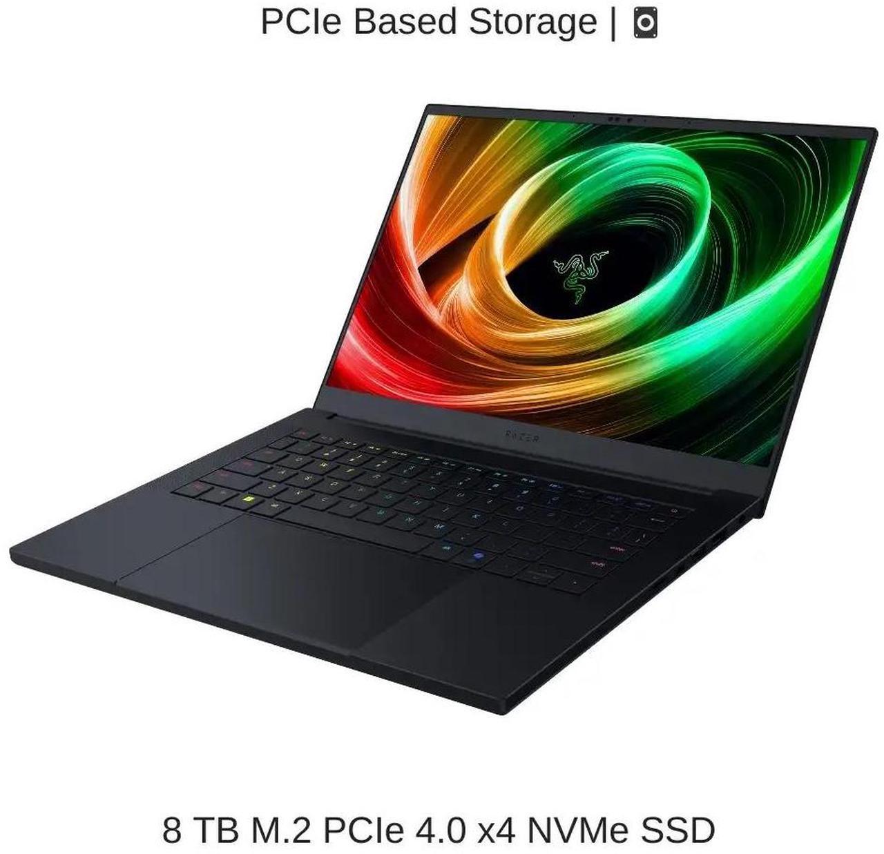 Alt view image 5 of 6 - Razer Blade 14 [2025] Black, 14" QHD+ 120Hz OLED, 2.0 GHz Ryzen AI 9 365, RTX 5070, 64 GB LPDDR5X RAM, 4 TB PCIe SSD, Windows 11 Pro