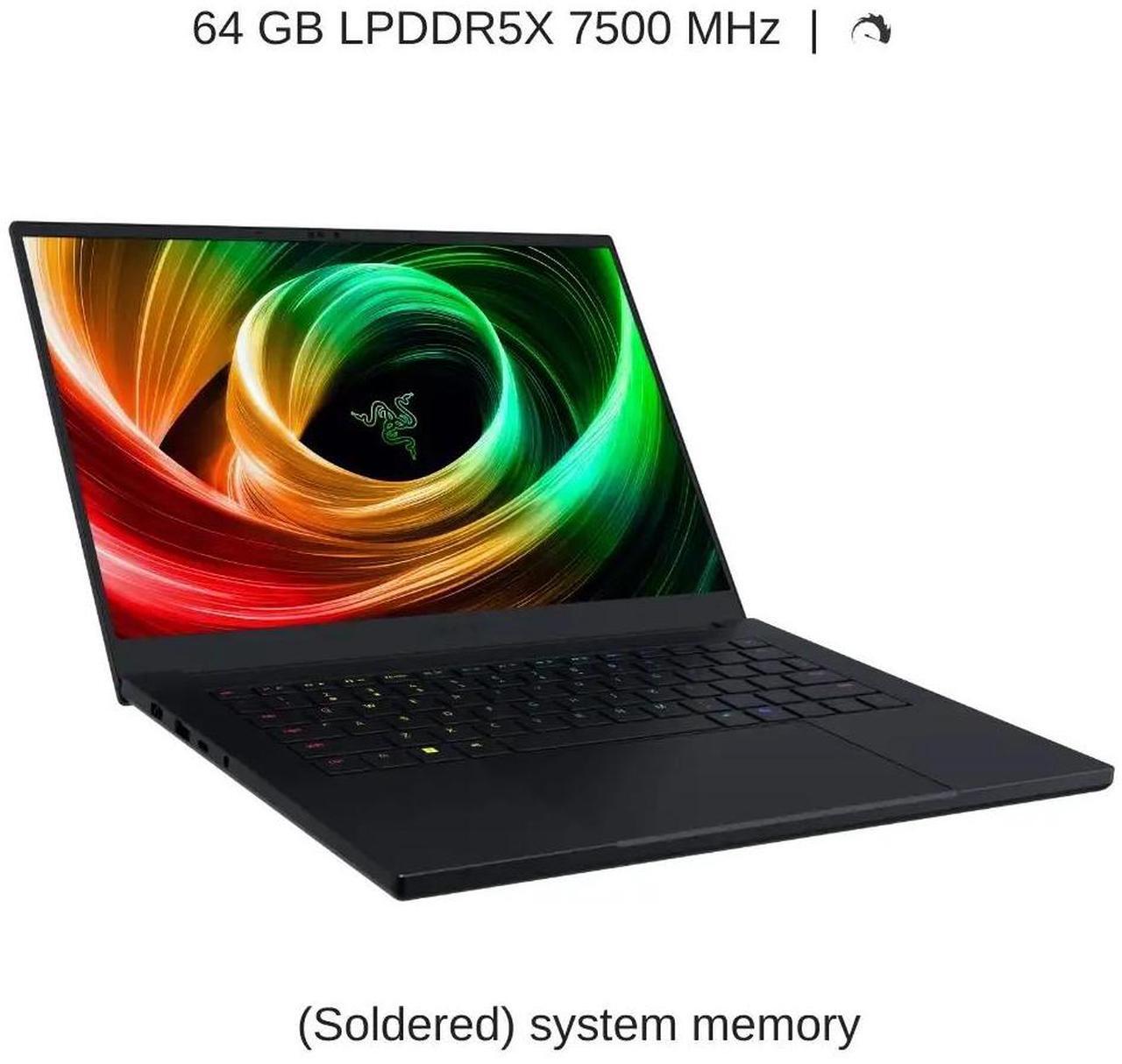 Alt view image 3 of 6 - Razer Blade 14 [2025] Black, 14" QHD+ 120Hz OLED, 2.0 GHz Ryzen AI 9 365, RTX 5070, 64 GB LPDDR5X RAM, 4 TB PCIe SSD, Windows 11 Pro