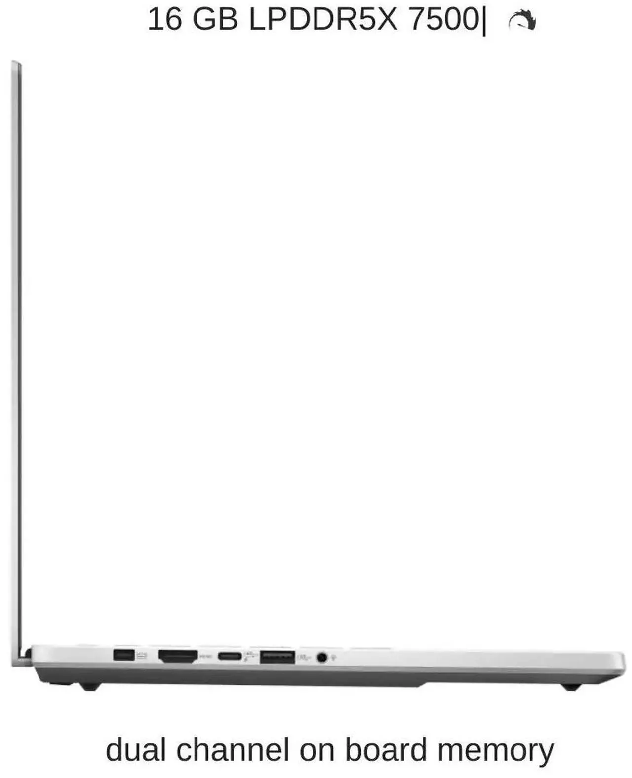 Alt view image 4 of 7 - [2025] HIDevolution ASUS ROG Zephyrus G14 GA403UM [White] 14" 3K 120Hz OLED, 4.0 GHz Ryzen 9 270, RTX 5060, 16GB LPDDR5X RAM, 1 TB PCIe SSD, Windows 11 Home