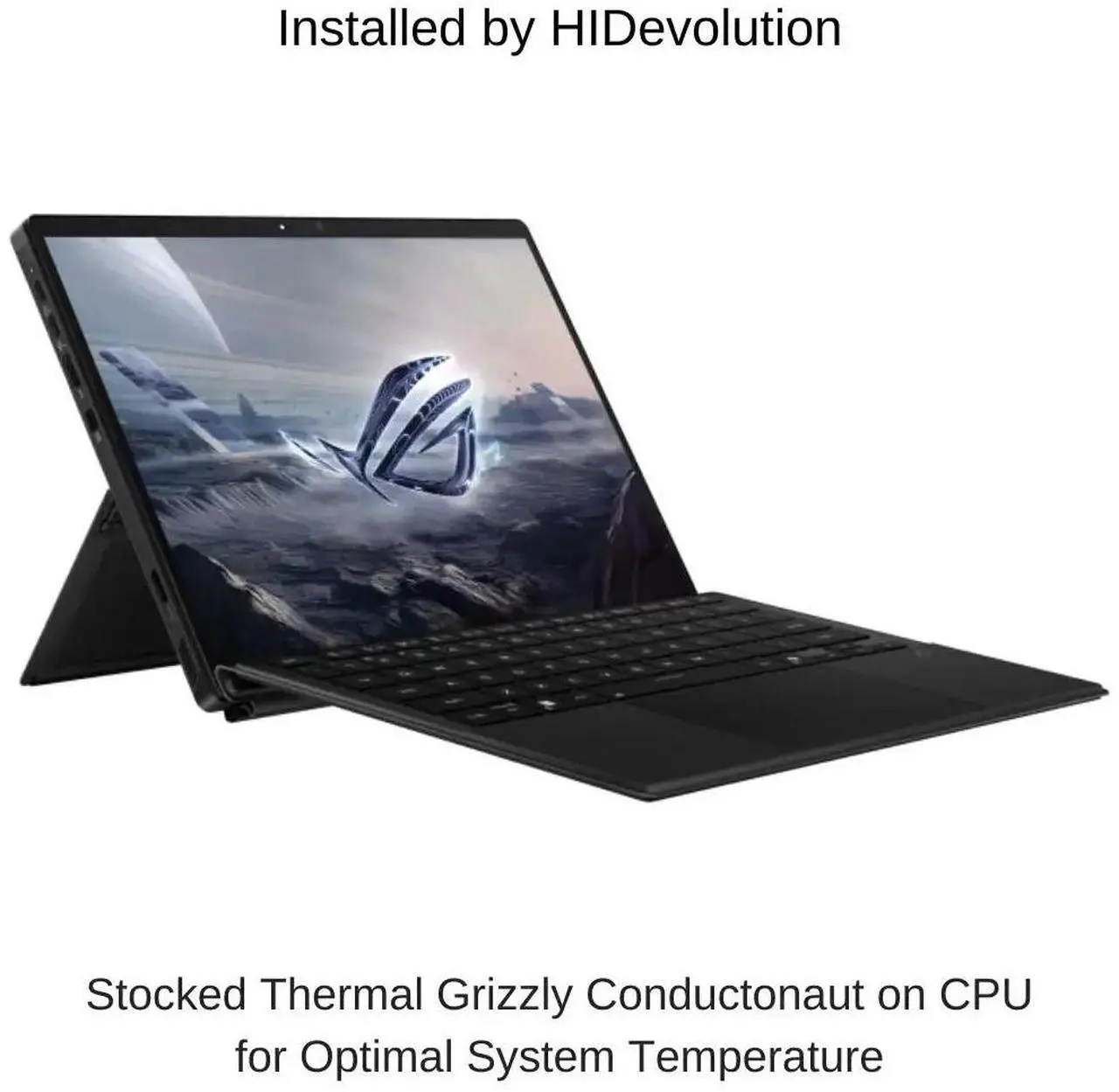 Alt view image 2 of 7 - [2025] HIDevolution ASUS ROG Flow Z13 GZ302EA 13.4" WQXGA 180Hz Touch, 3.2 GHz Ryzen Al Max 390, 32GB LPDDR5X RAM, 1 TB PCIe SSD, Windows 11 Pro