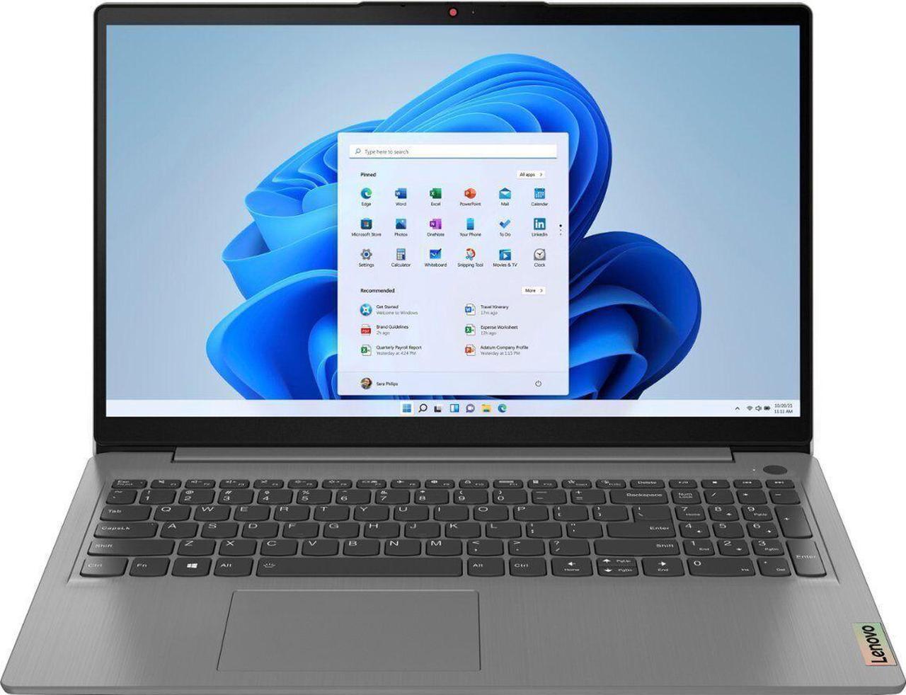 Main image of Lenovo IdeaPad 3 Laptop, 15.6" FHD (1920x1080) Touchscreen, 11th Gen Intel Core i3-1115G4, 12GB RAM, 512GB SSD, Windows 11 S