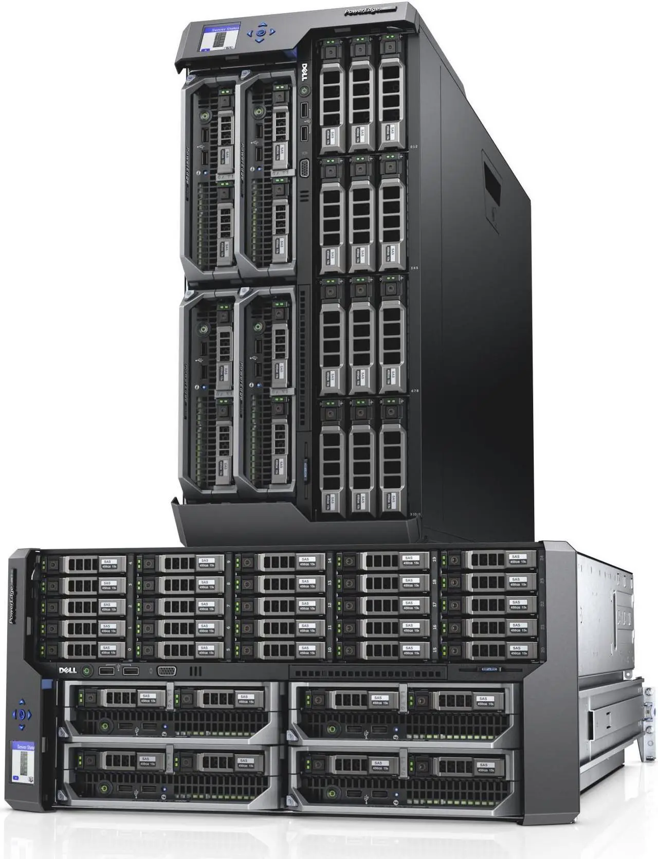 Main image of Dell VRTX Server 2x M630 2x E5-2630v3 2.4GHz 8C 256GB 12x 4TB 7.2K SAS