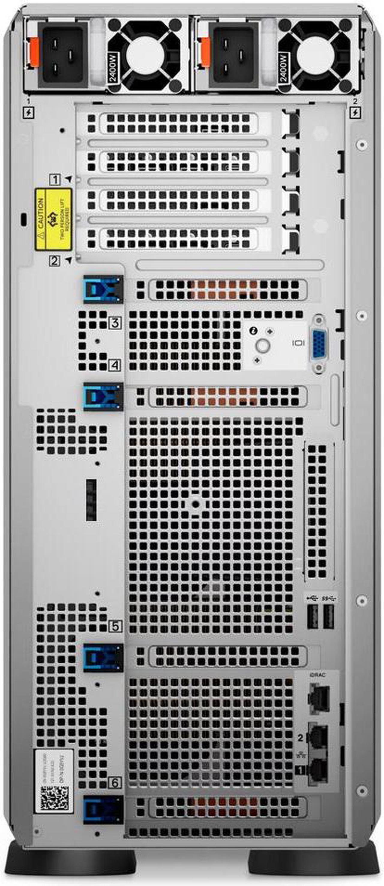 Alt view image 3 of 4 - Dell PowerEdge T550 Server 2x Silver 4310 12C 64GB 4x 16TB SATA LFF