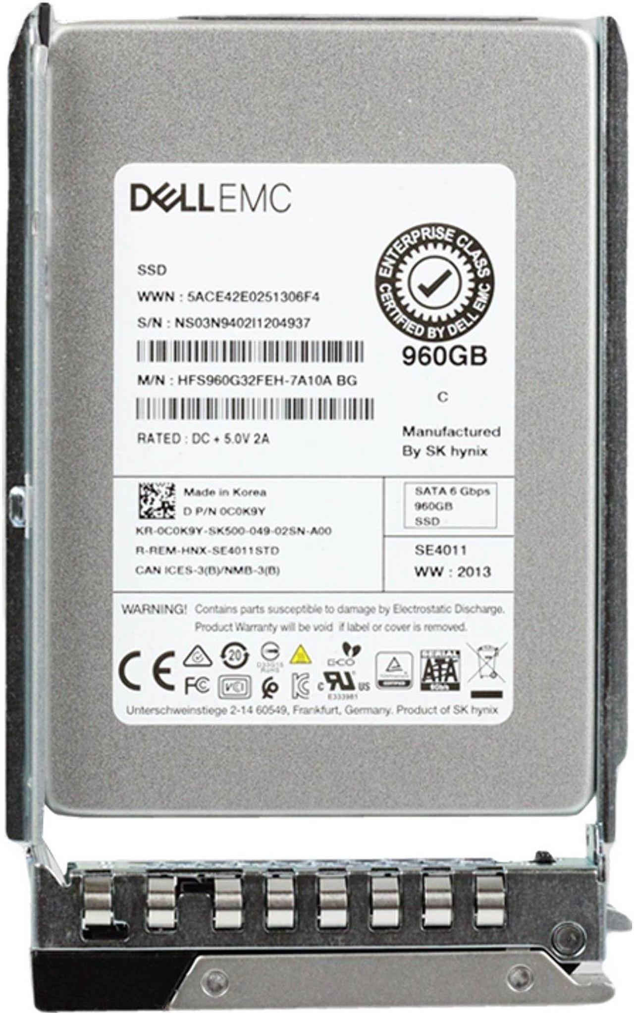Alt view image 5 of 5 - Dell 960GB 6Gbps SATA RI TLC 2.5 SSD SE4011 (C0K9Y)