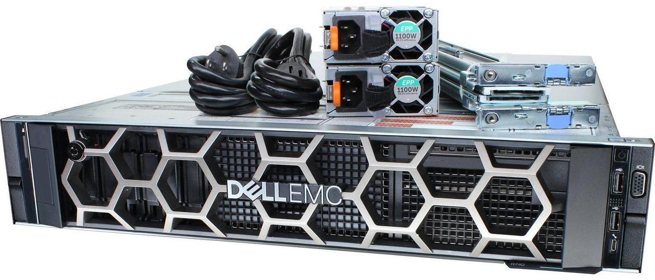 Alt view image 4 of 10 - Dell EMC PowerEdge R740 Server 2x Gold 6132 14C 64GB 2x 1.2TB 10K SFF H730P