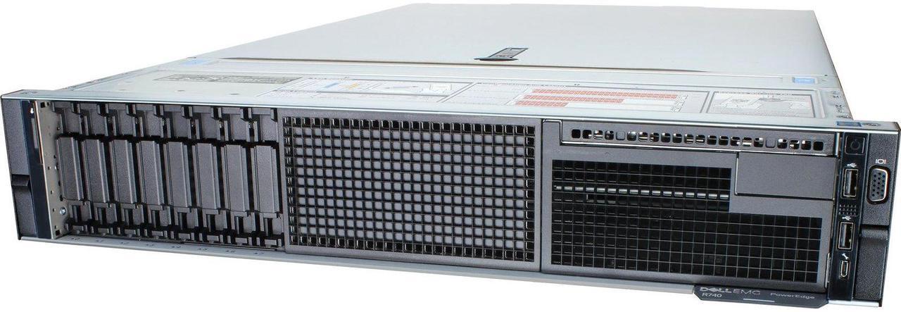 Alt view image 6 of 10 - Dell EMC PowerEdge R740 Server 2x Gold 6132 14C 64GB 2x 1.2TB 10K SFF H730P