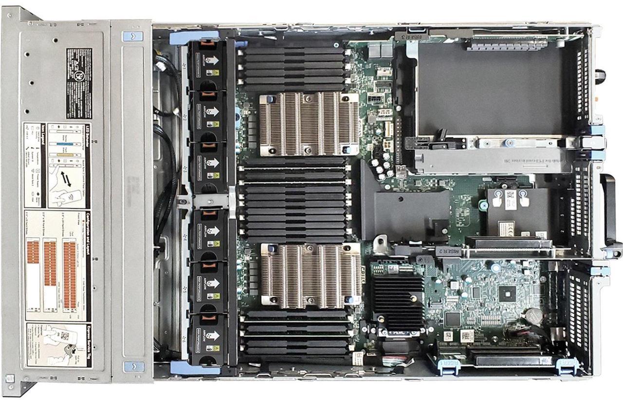 Alt view image 9 of 10 - Dell EMC PowerEdge R740 Server 2x Gold 6132 14C 64GB 2x 1.2TB 10K SFF H730P