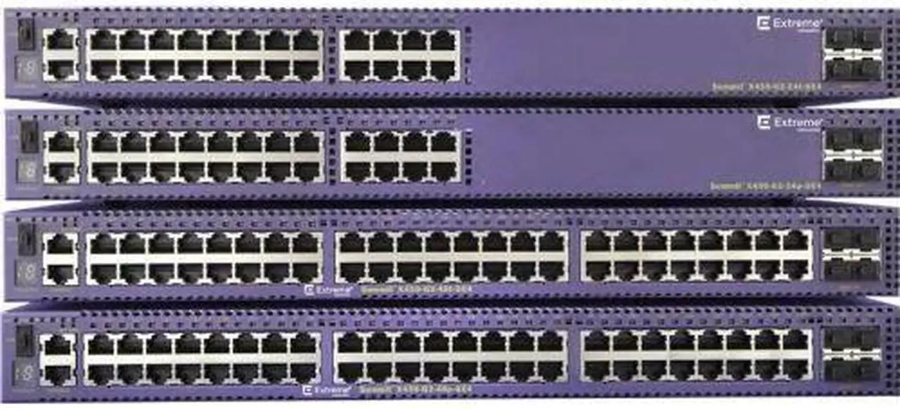 Alt view image 4 of 8 - Extreme Networks Summit X450-G2-48p-10GE4 Ethernet Switch