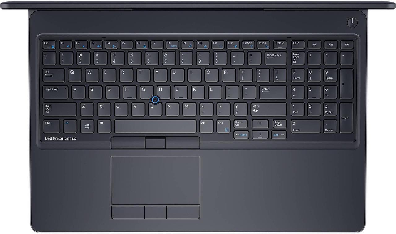 Alt view image 4 of 7 - Dell Precision 7520 I7-6820HQ 16GB 512GB 4GB Quadro M1200 15.6 FHD Gaming Laptop