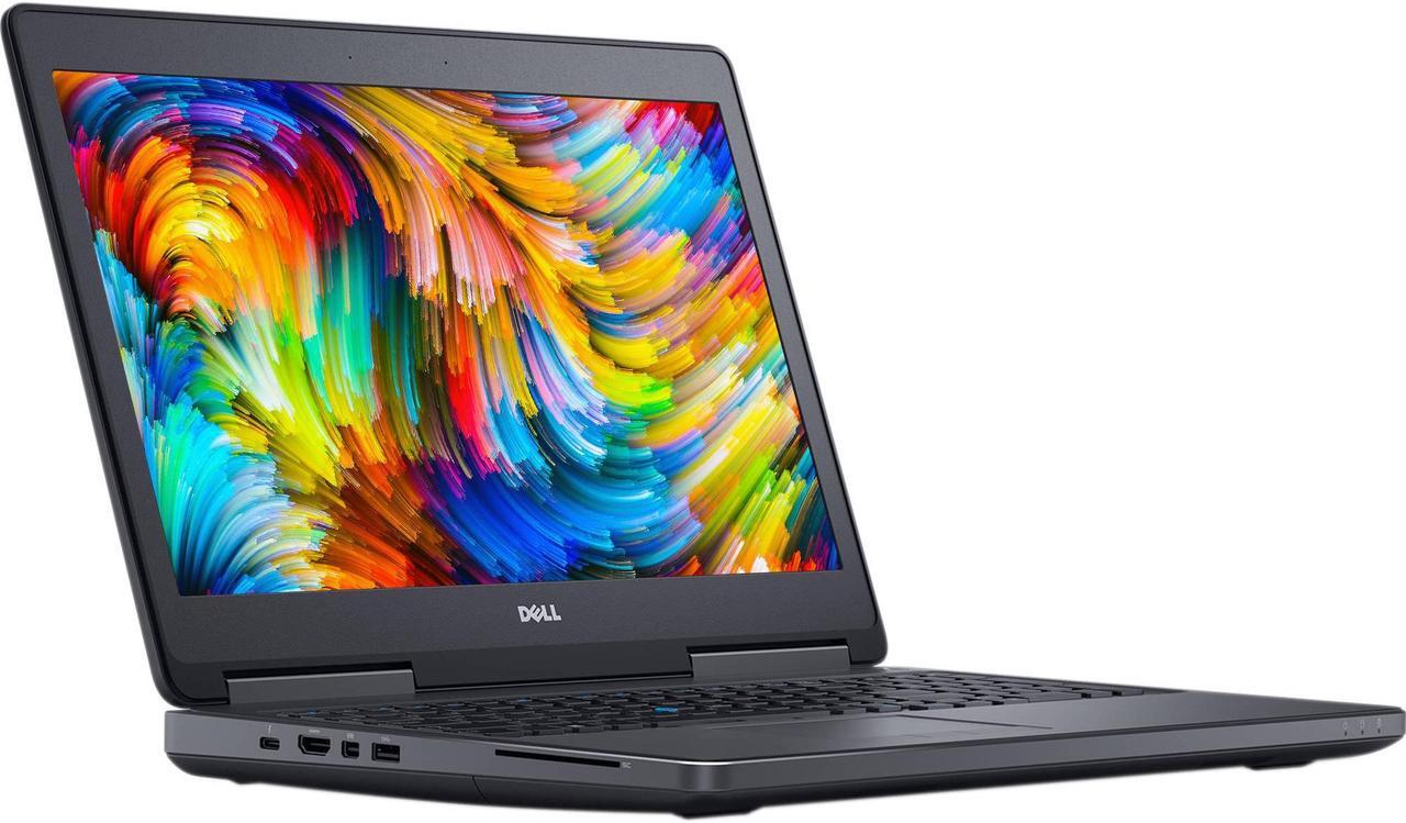 Alt view image 2 of 7 - Dell Precision 7520 I7-6820HQ 16GB 512GB 4GB Quadro M1200 15.6 FHD Gaming Laptop