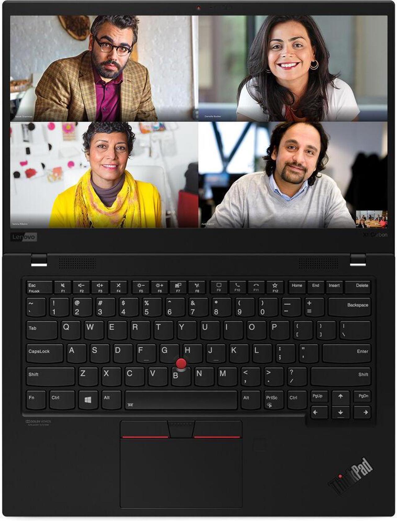Alt view image 4 of 7 - Lenovo Thinkpad X1 Carbon 8th Gen i5-10310U 1.7GHz 256GB 16GB 14" FHD Laptop PC