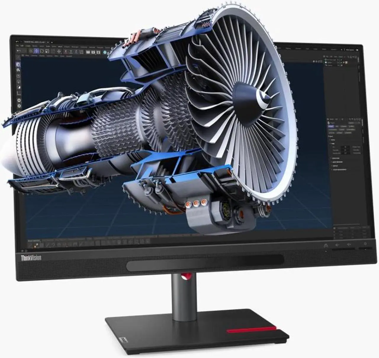 Alt view image 3 of 14 - Lenovo ThinkVision 27 3D - Glasses-free, 2D/3D Compatible Display