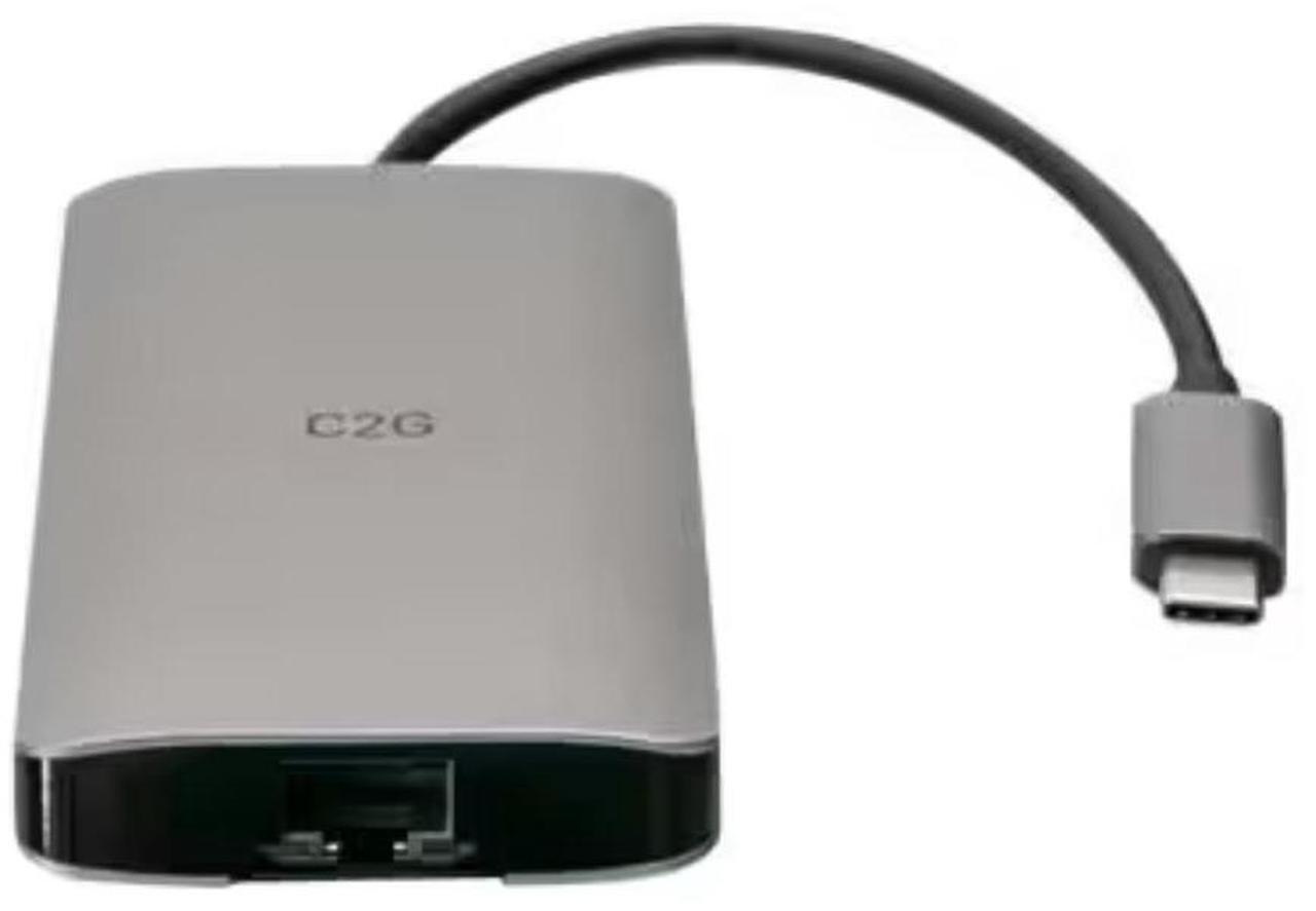 Alt view image 2 of 5 - C2G USB-C® Mini Dock HDMI 2x USB-A Ethernet SD Card Reader USB-C Power Delivery