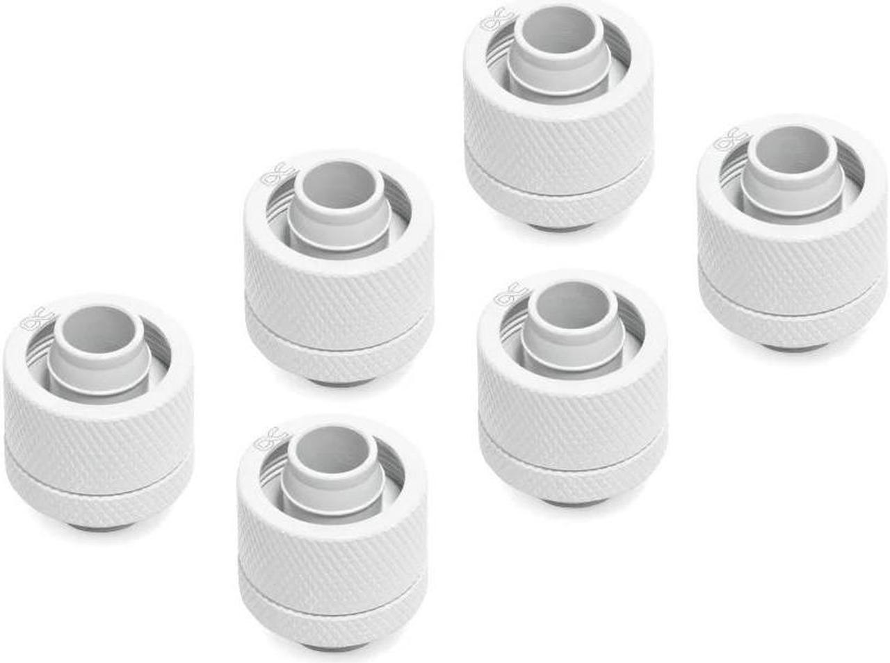 Alphacool Eiszapfen 16/10mm Compression Fitting G1/4 - White Sixpack (17625)