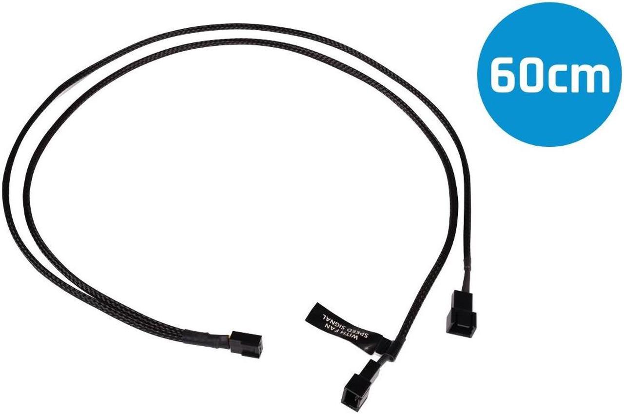 Alphacool Y-Splitter 3-Pin to 2x 3-Pin Cable - 60cm (18690)