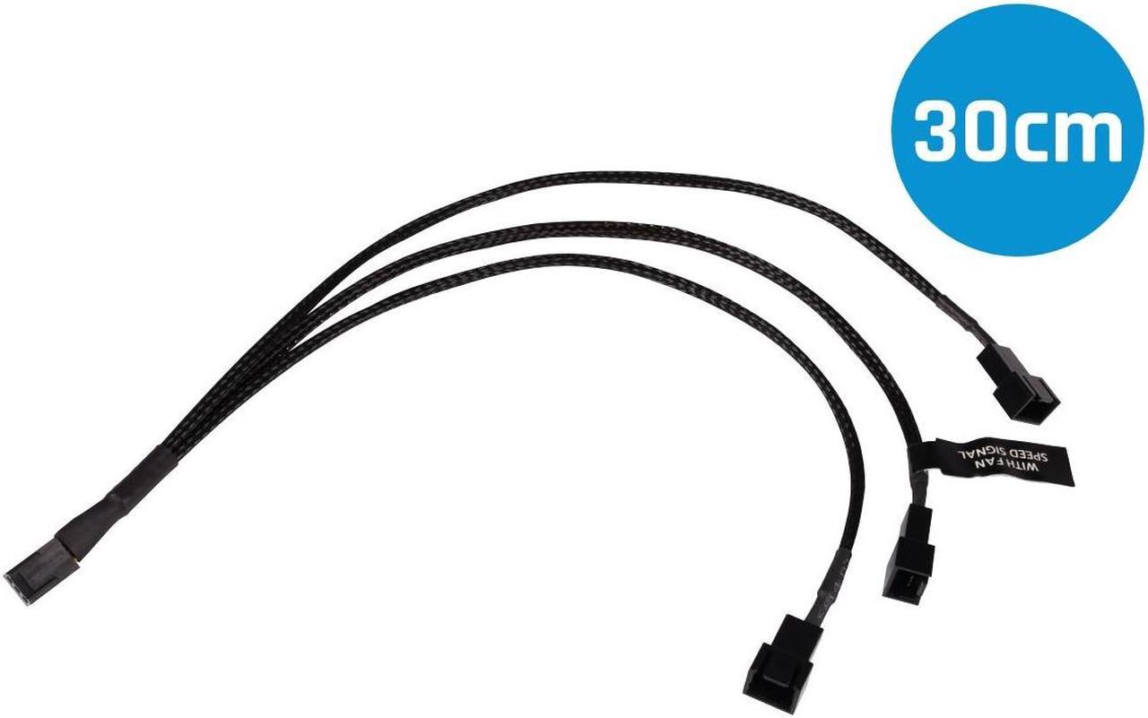 Alphacool Y-Splitter 3-Pin to 3x 3-Pin Cable - 30cm (18693)