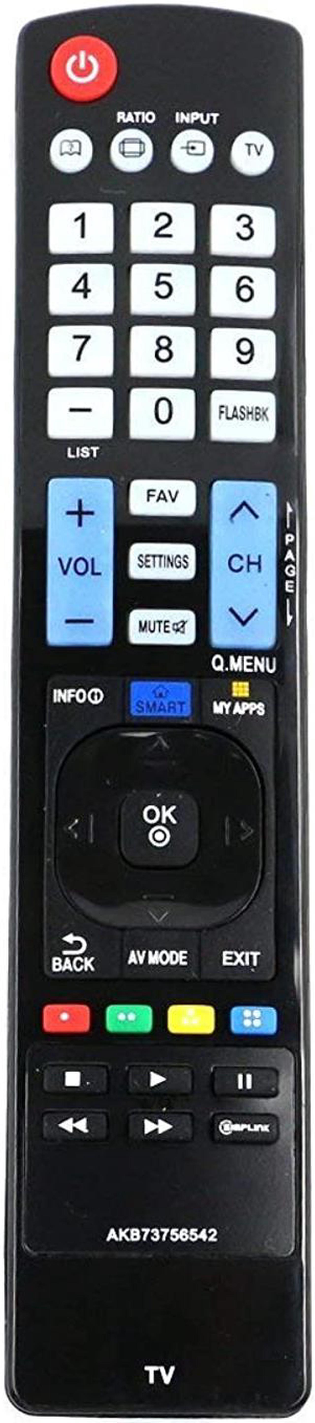 Main image of AKB73756542 Remote Compatible with LG TVs 39LN5700 39LN5700-UH 32LN5700 32LN570B 32LN5750 39LN5750 42LN5700 42LN5750 42LN5700-UH 47LN5600 47LN5700 47LN5700-UH 47LN5710 47LN5710-UI 50LN5600 50LN5700-U