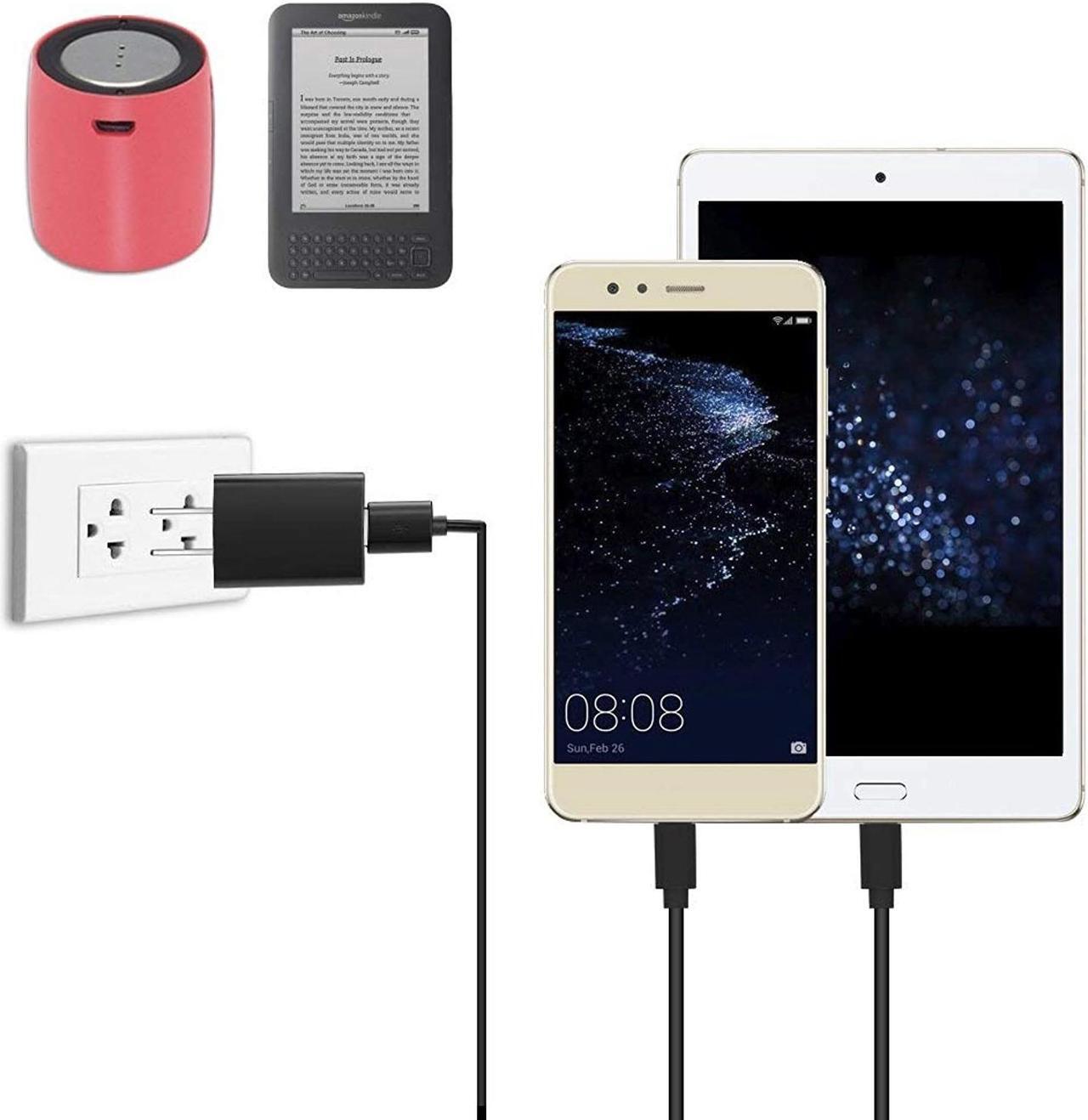 Alt view image 5 of 5 - Rapid Charger Compatible Samsung Galaxy Tab E 7.0" 9.6" Tablet with 5 FT Charging Cable [UL Listed]