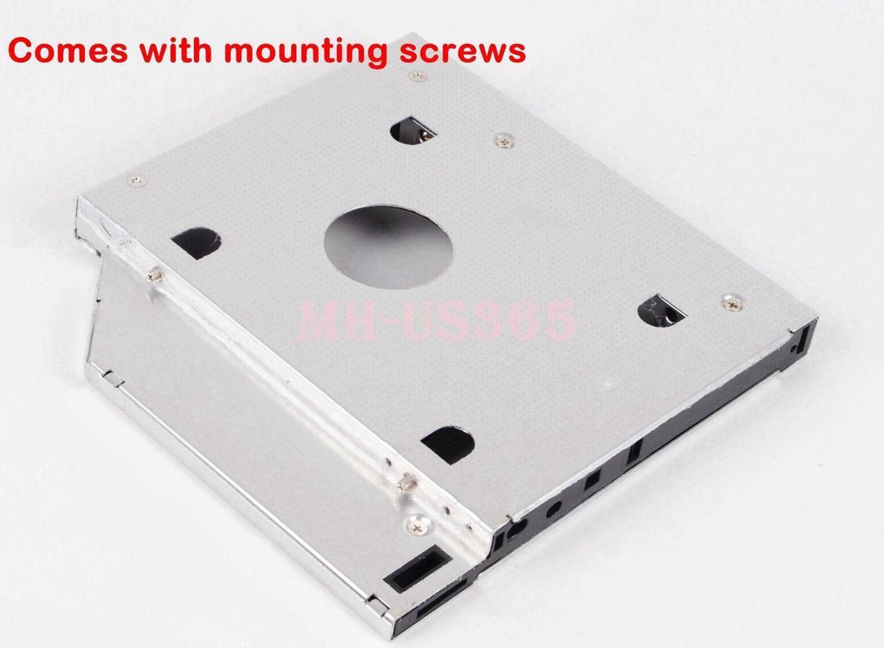 Alt view image 5 of 7 - 2nd HDD SSD Caddy Tray For HP Pavilion DV3 DV4 DV5 DV6 DV7 DV8 Optical Drive DVD