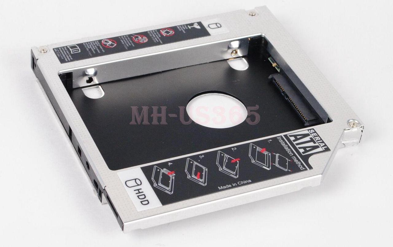 Alt view image 7 of 7 - 2nd HDD SSD Caddy Tray For HP Pavilion DV3 DV4 DV5 DV6 DV7 DV8 Optical Drive DVD