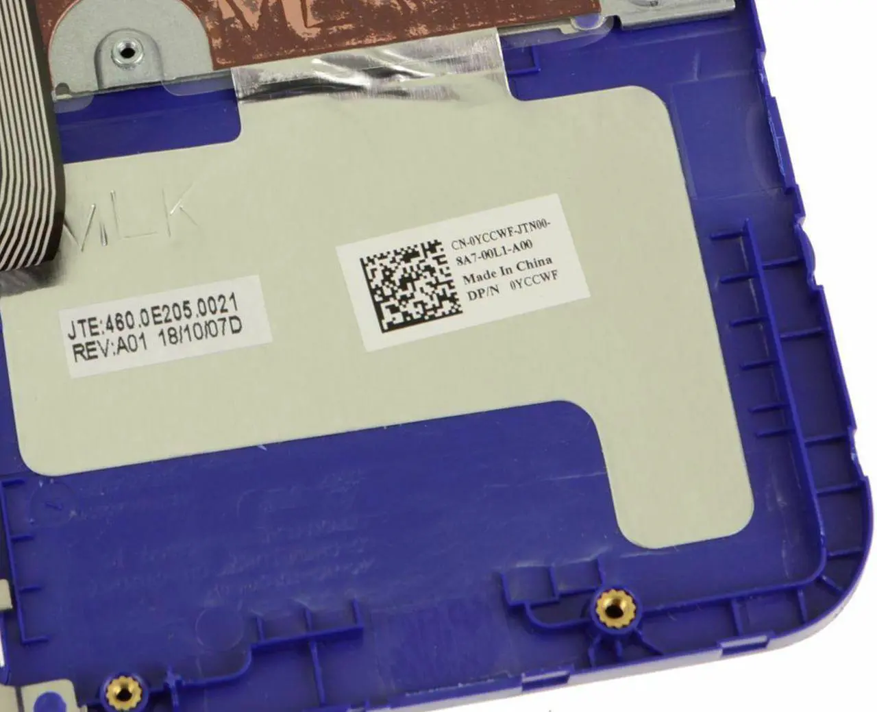 Alt view image 6 of 6 - New Dell OEM Inspiron 3180 Laptop Palmrest Touchpad Keyboard Assembly 6PP8K