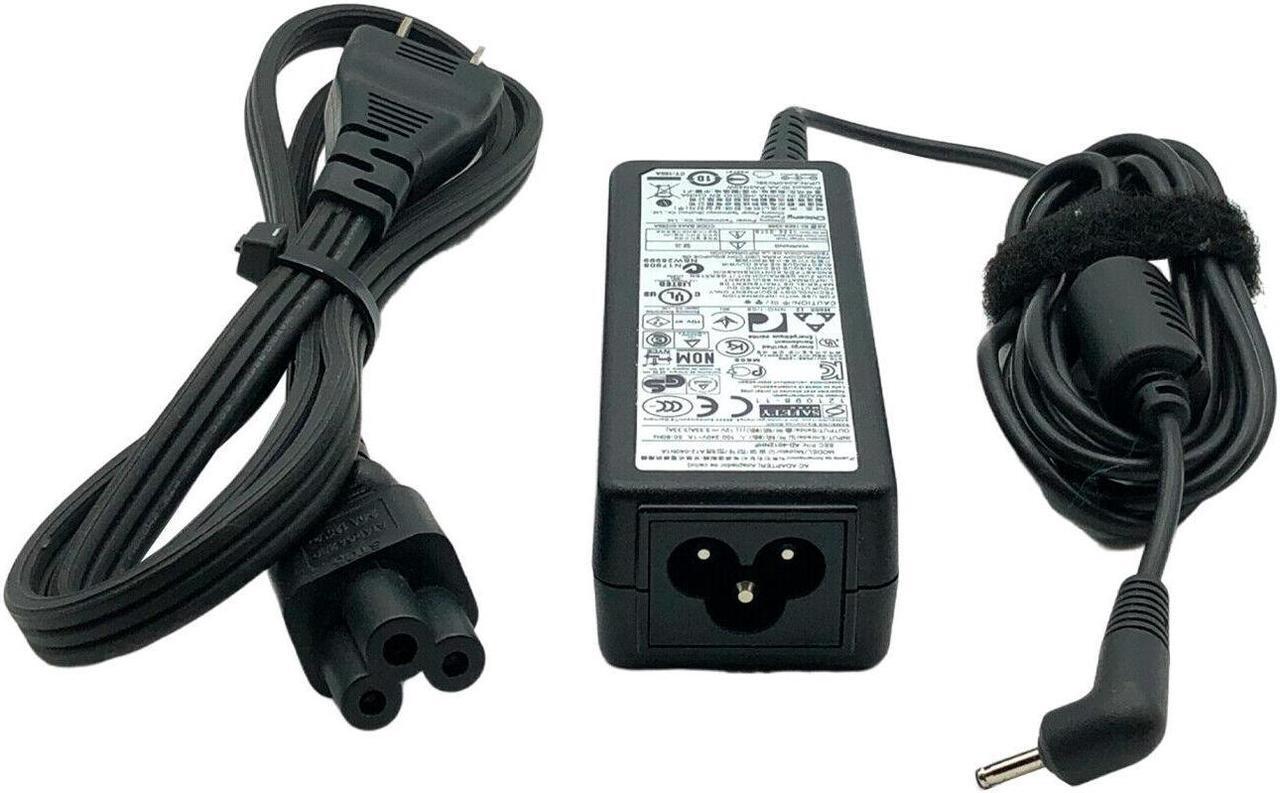 Alt view image 5 of 5 - OEM AC Adapter 12V 3.33A for Samsung XE700T1C XE500T1C Tablet Chromebook w/PC