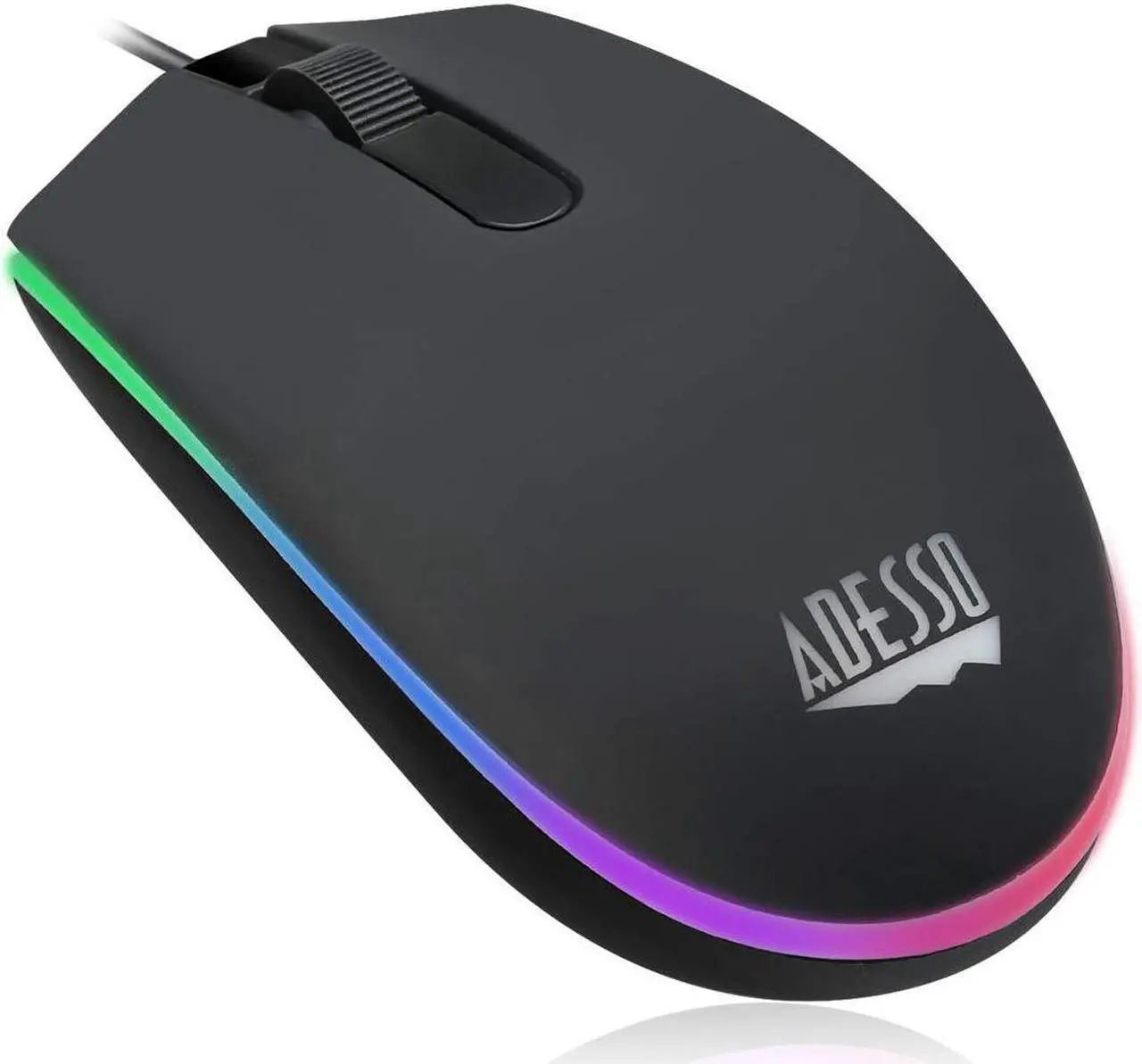 Alt view image 13 of 19 - ADESSO Illuminated Gaming Keyboard & Illuminated Mouse Combo AKB-137CB Black USB 104-Key US layout Keyboard