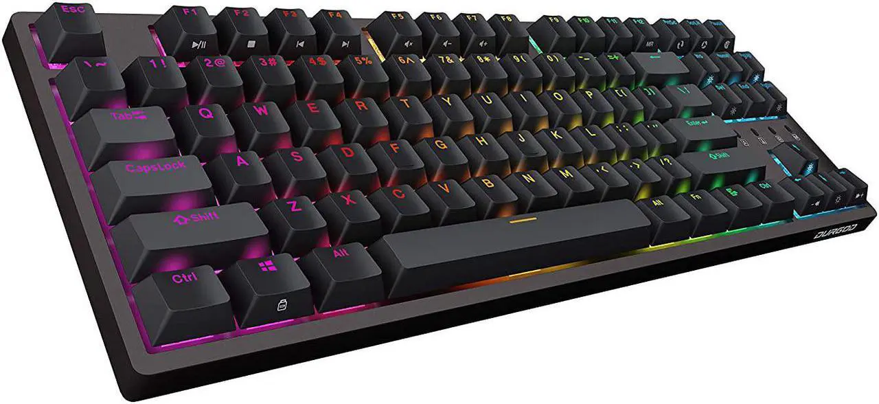 Alt view image 11 of 20 - Durgod Taurus K320 TKL Mechanical Gaming Keyboard - 87 Keys - Double Shot PBT - NKRO - USB Type C (Cherry Brown, Space Grey)