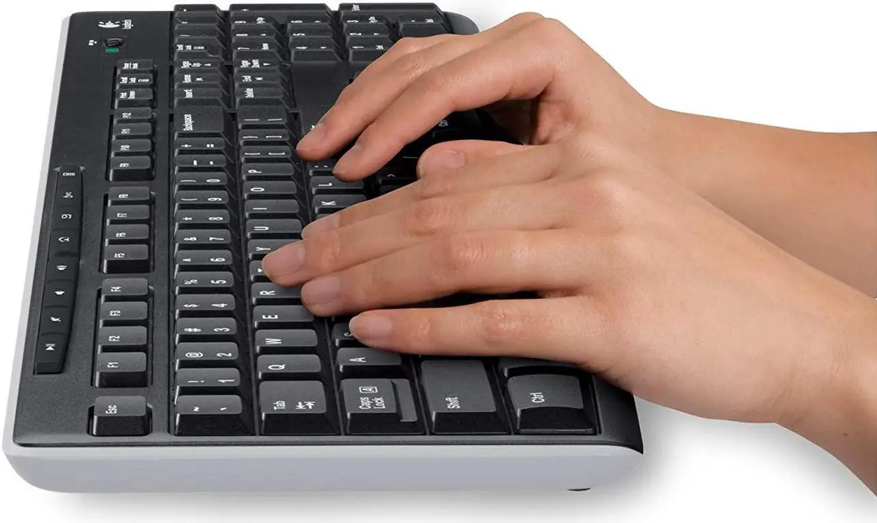 Alt view image 14 of 20 - Logitech K270 Wireless Keyboard K270 Black Logitech Unifying protocol (2.4 GHz) Wireless range: >33 ft (10m) wireless range Ergonomic Keyboard