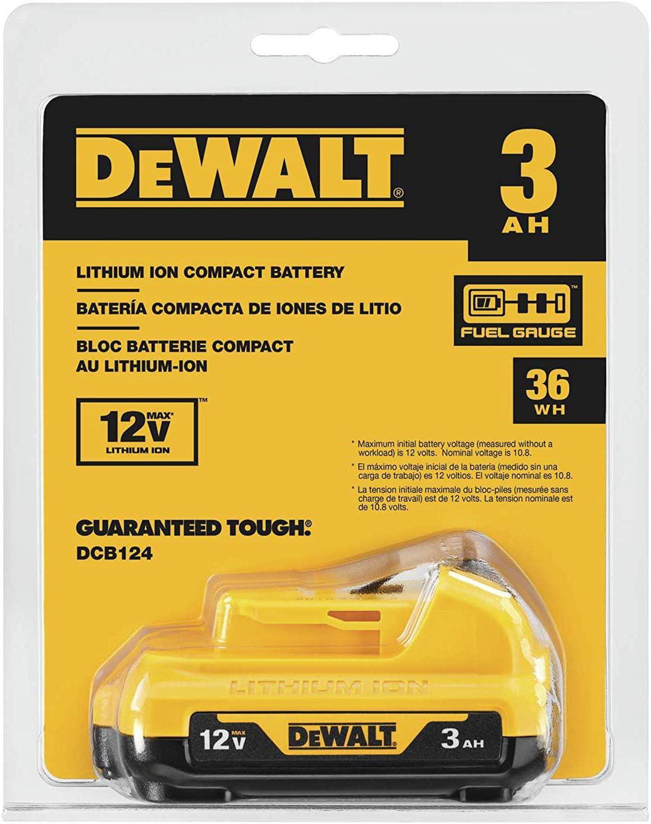 Alt view image 12 of 19 - DEWALT DCB124 12V MAX 3Ah Lithium Ion Battery