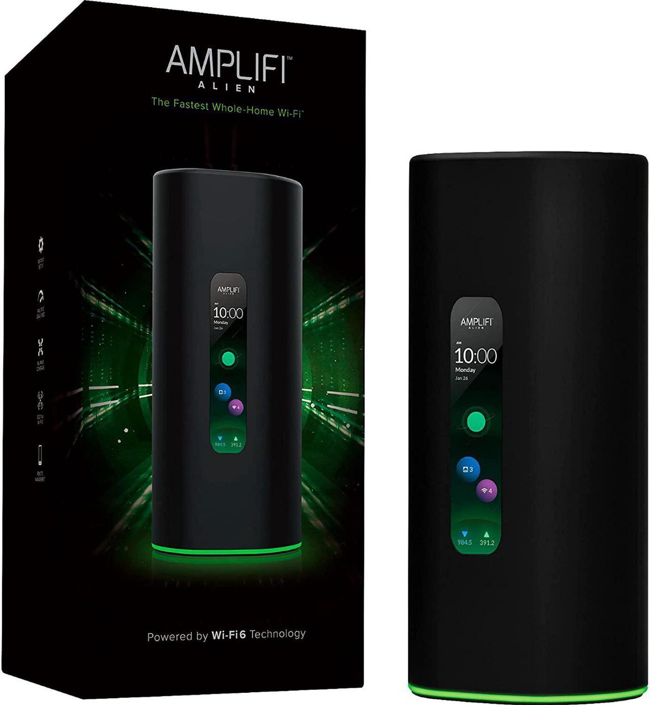 AmpliFi Ubiquiti Alien Tri-Band WiFi 6 Scalable Mesh System Router WiFi 6 AX Gaming Mesh Networking System