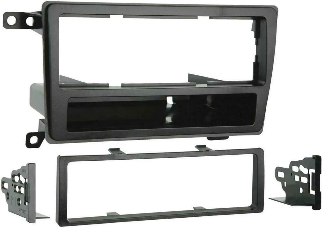 Alt view image 8 of 8 - Metra 99-7403 Single DIN Installation Kit with Pocket for 2003 Nissan Pathfinder (Black)
