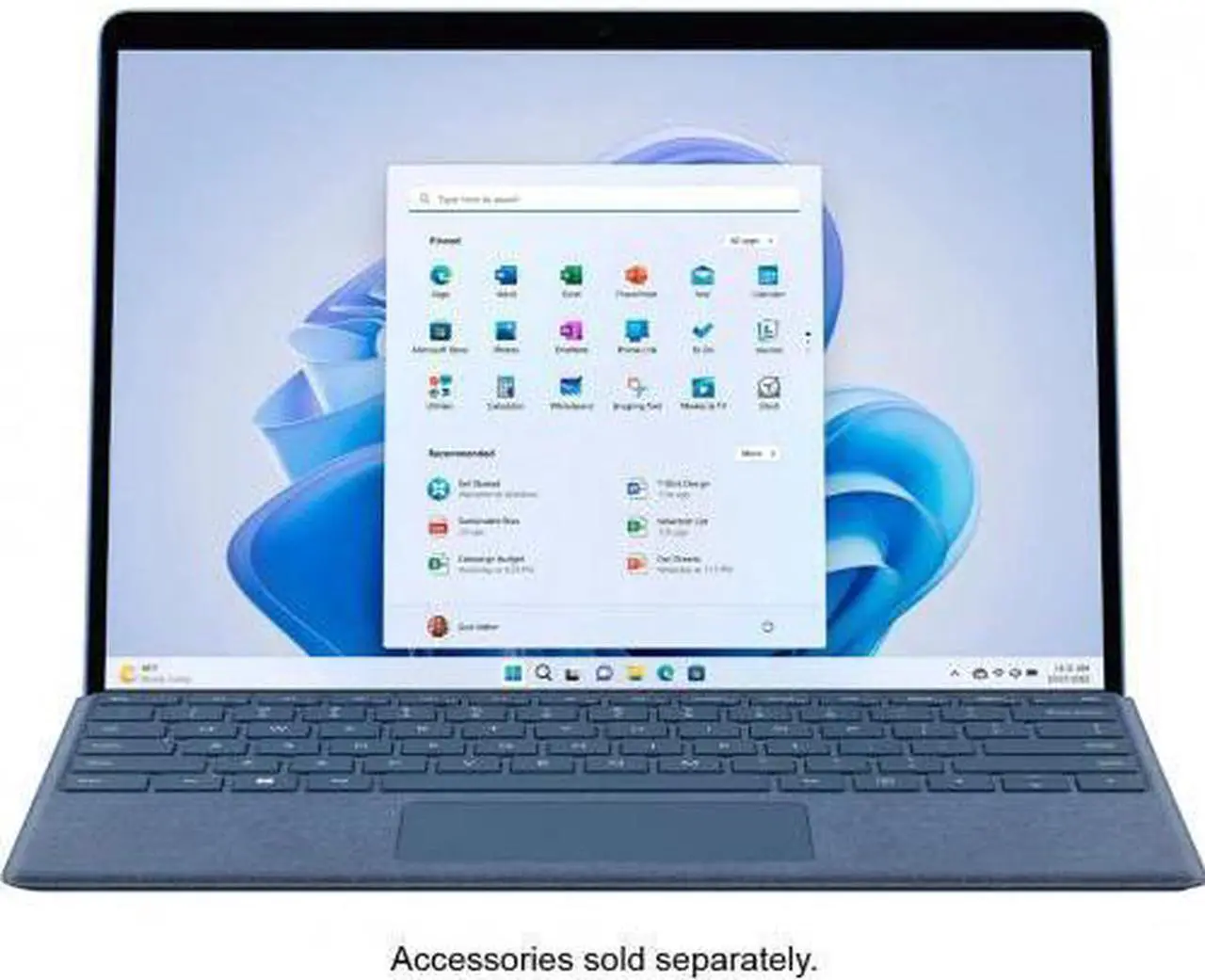 Alt view image 10 of 20 - Microsoft Surface Pro 9 - Intel Core i5-1235U - 8GB RAM - 256GB SSD - 13" 120Hz Touchscreen - Windows 11 Home - Intel Evo Platform - QEZ-00035 - Sapphire