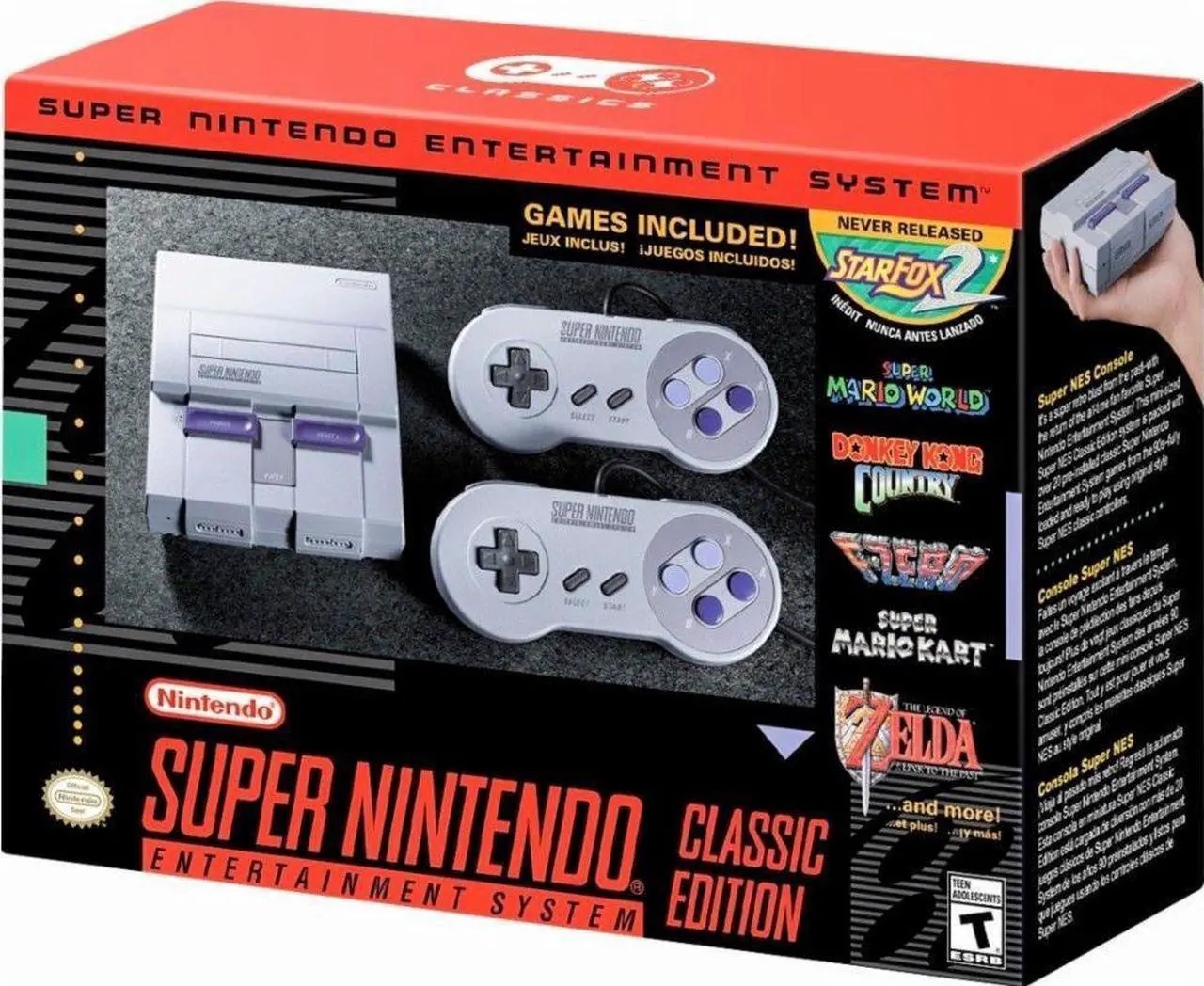 Main image of SNES Classic Mini Edition - Super Nintendo Entertainment System - Brand !