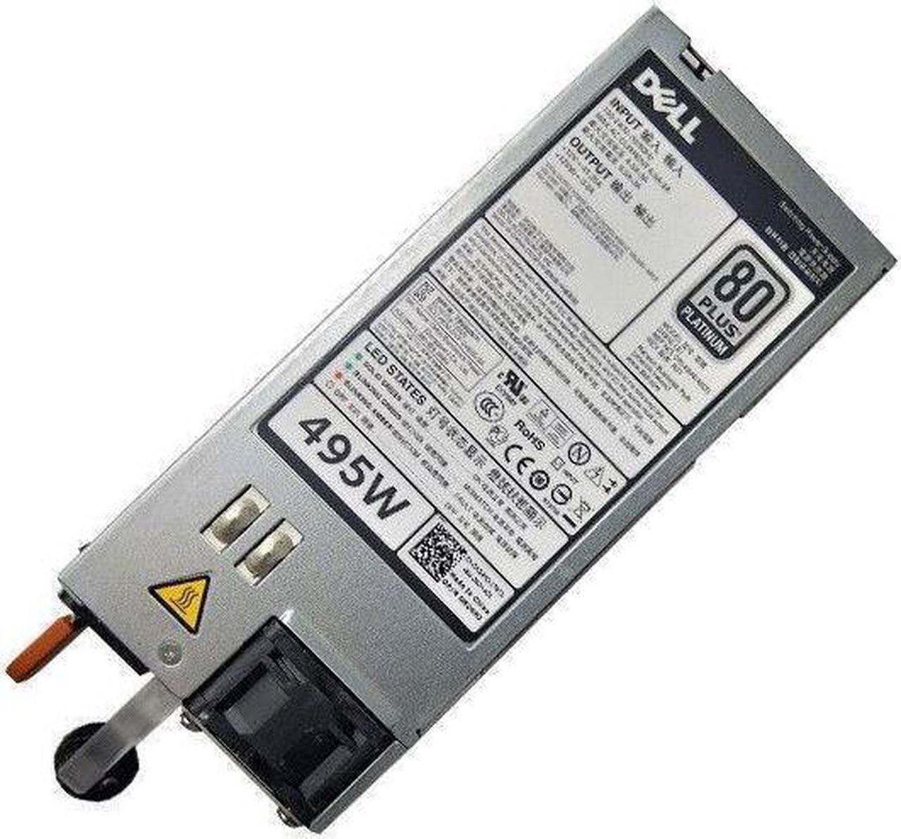 Alt view image 2 of 6 - Dell 495W 80Plus Platinum Power Supply For PowerEdge T320 D495E-S0 N24MJ 3GHW3