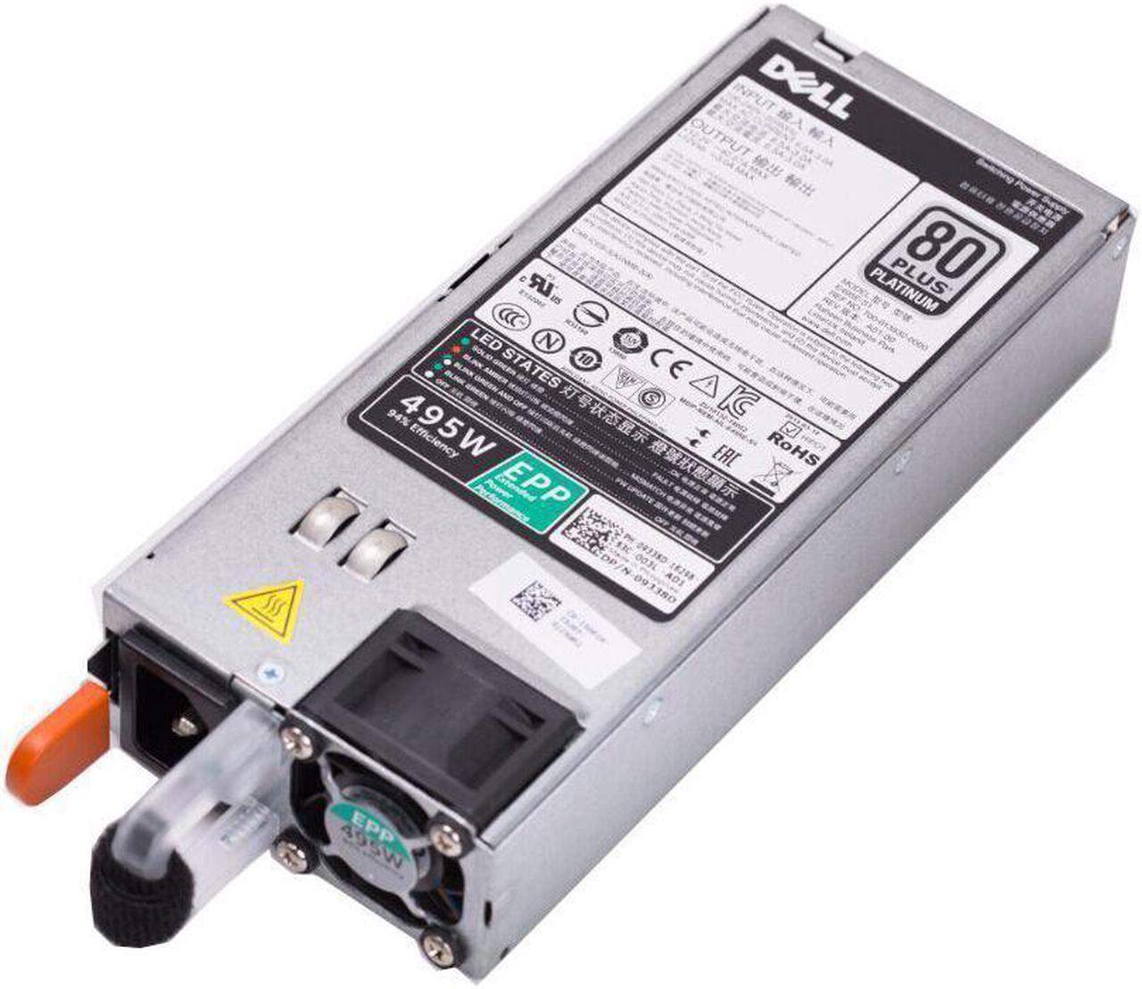 Alt view image 4 of 6 - Dell 495W 80Plus Platinum Power Supply For PowerEdge T320 D495E-S0 N24MJ 3GHW3