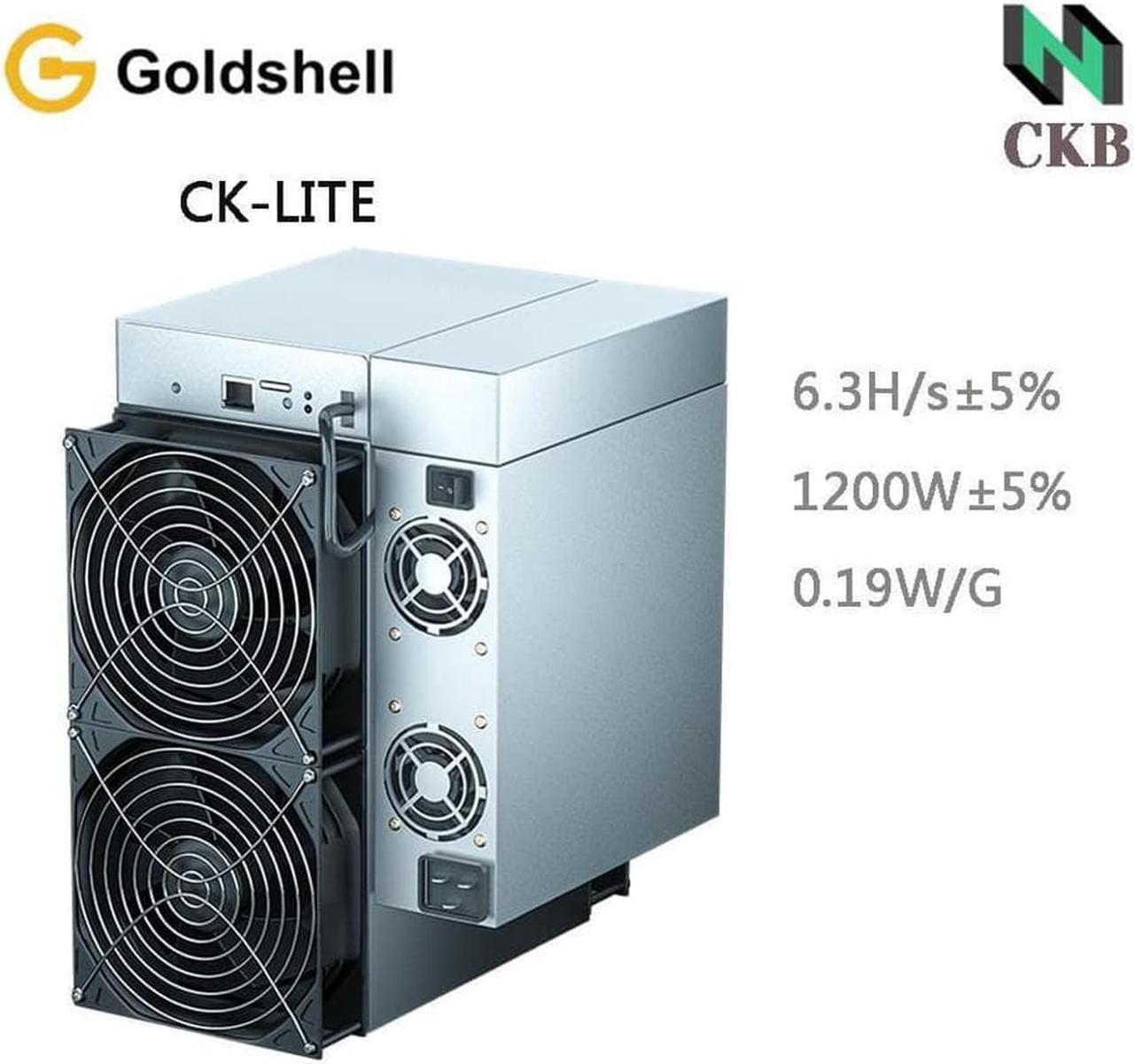 In Stock Gold-shell CK LITE Miner CKB Miner Machine 6.3TH/s 1200W Nervous Network Miner Better than CK BOX / CK5 / CK6