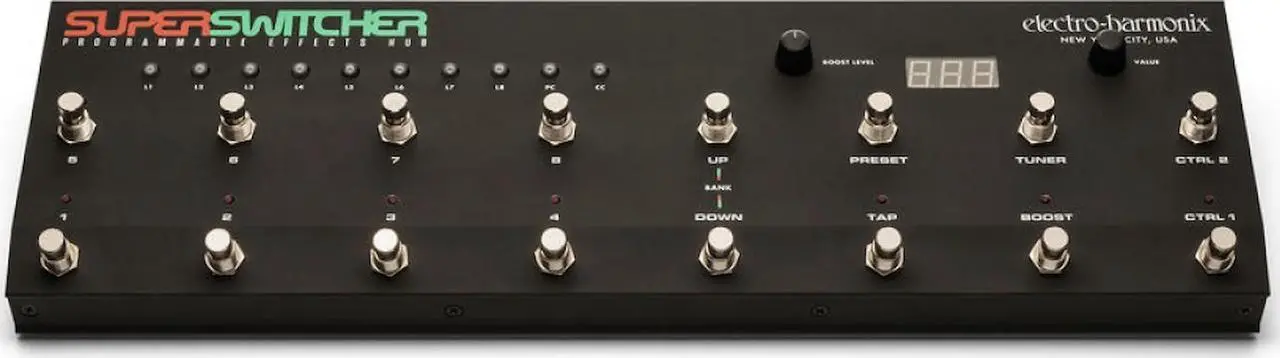 Alt view image 5 of 18 - Electro-Harmonix Super Switcher Programmable Guitar Effects Hub Pedal