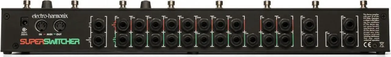 Alt view image 6 of 18 - Electro-Harmonix Super Switcher Programmable Guitar Effects Hub Pedal