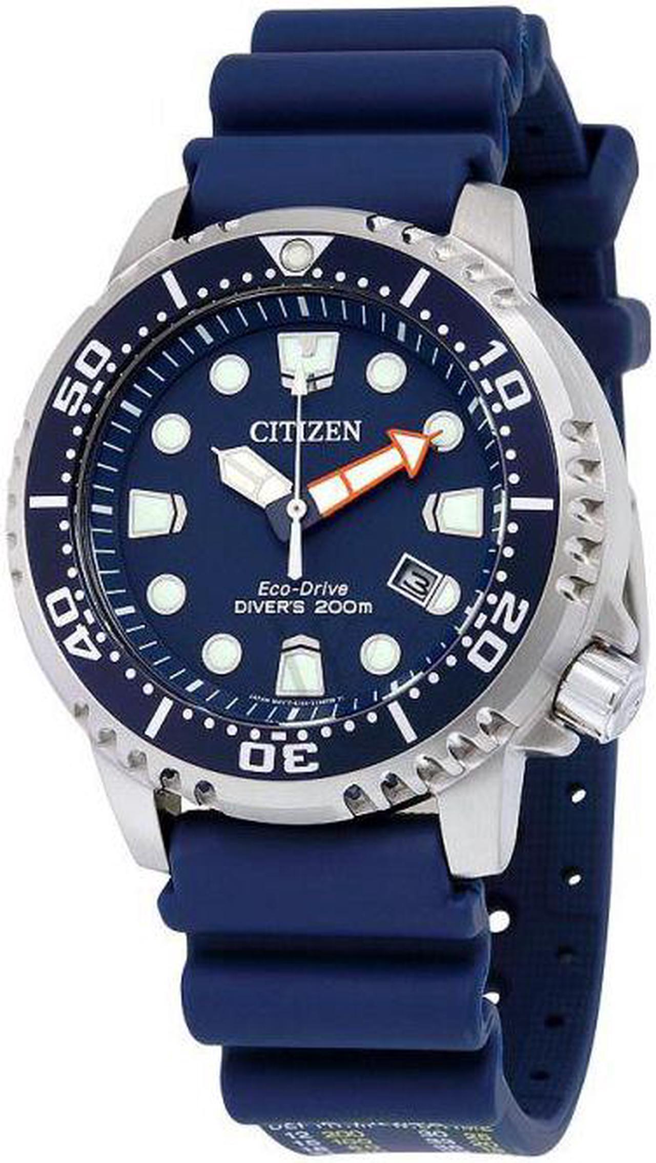 Alt view image 8 of 20 - Men's Citizen Eco-Drive Promaster Professional Diver Watch BN0151-09L